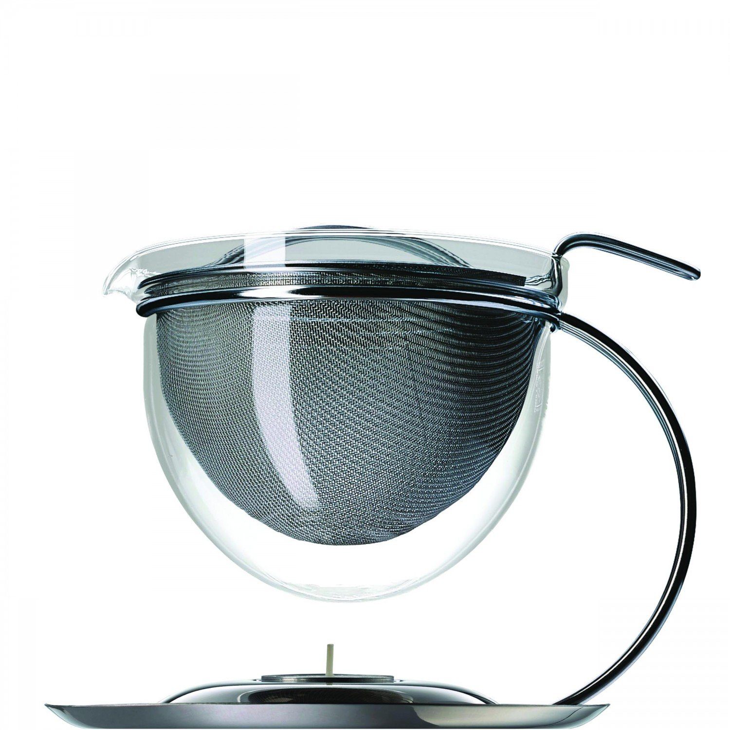 MONO Teekanne Filio mit Stövchen 44500 1,5 Liter, (mit integriertem Stövchen) | Teekannen