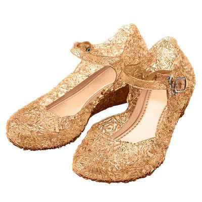 Katara Prinzessin Kostümzubehör Absatz Schuhe für Kinder Ballerina Karneval