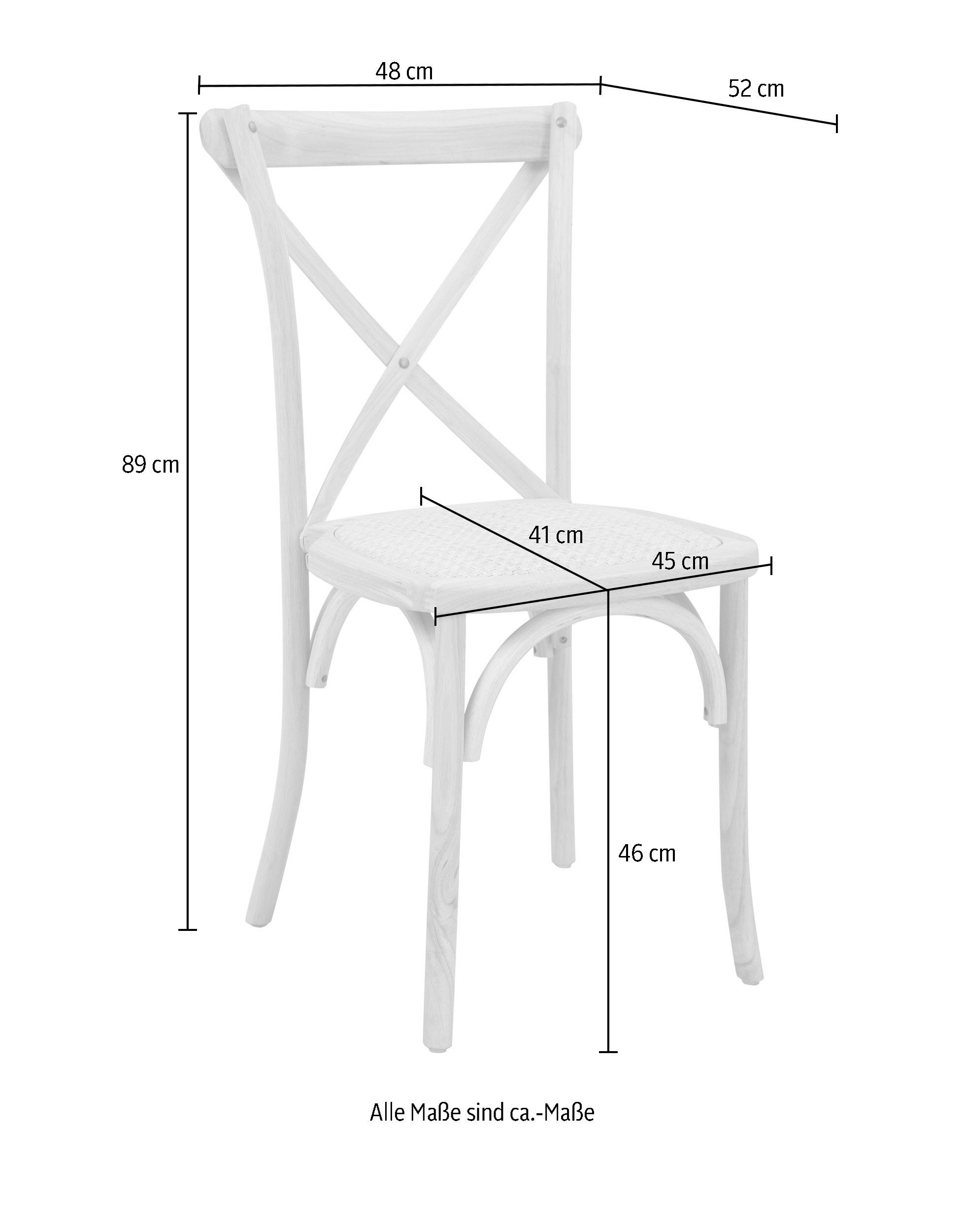 SIT Rattanstuhl (Set, 2 St), stapelbar