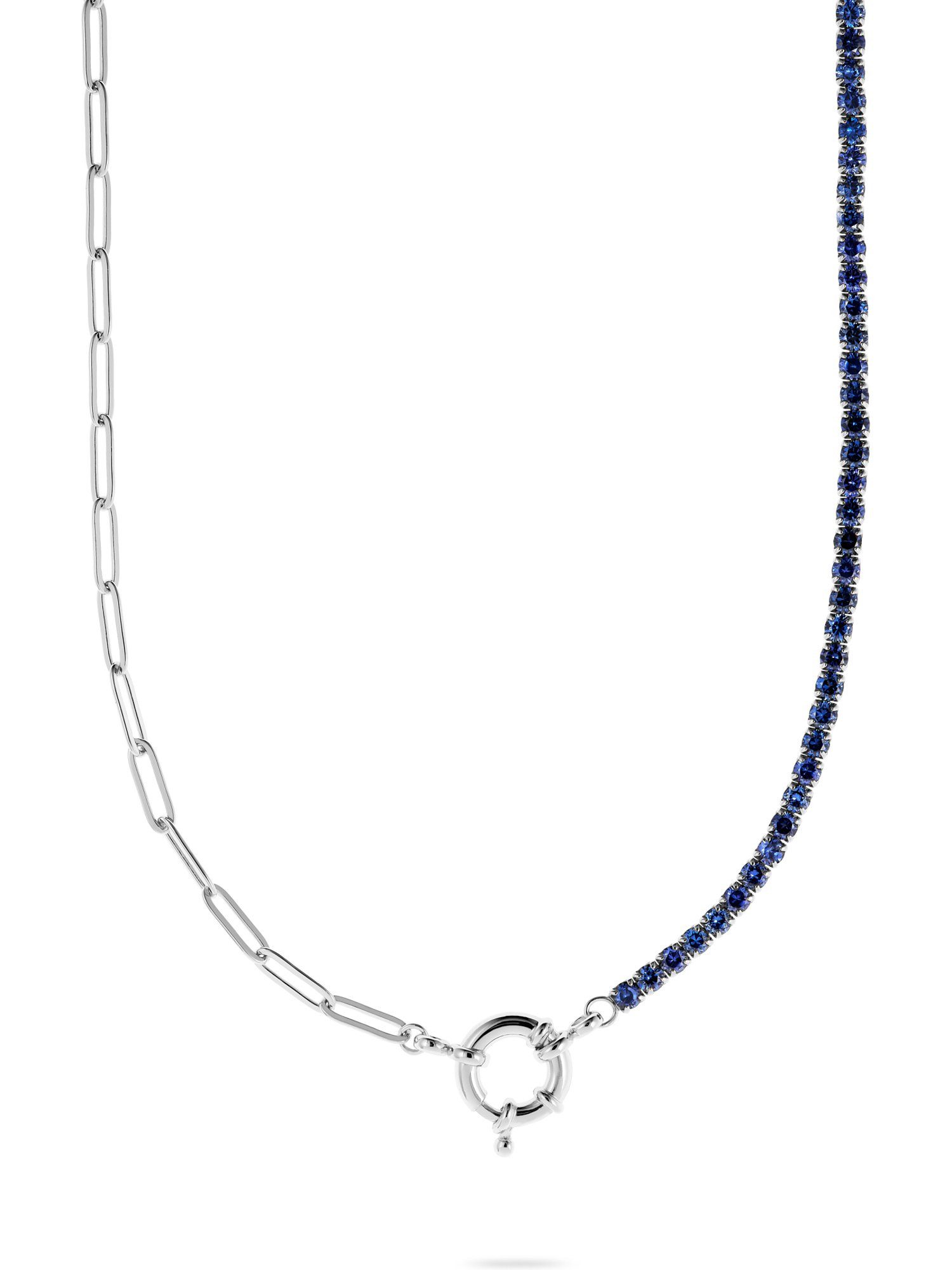 CHRIST Silberkette CHRIST Damen-Kette 925er Silber, recycelt Zirkonia