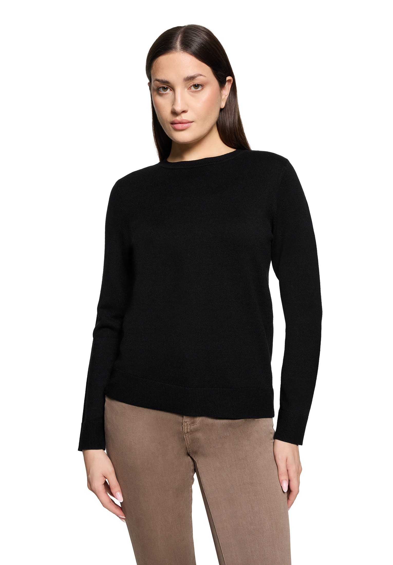 Betty Barclay Strickpullover Damen mit U-Boot-Ausschnitt (1-tlg)