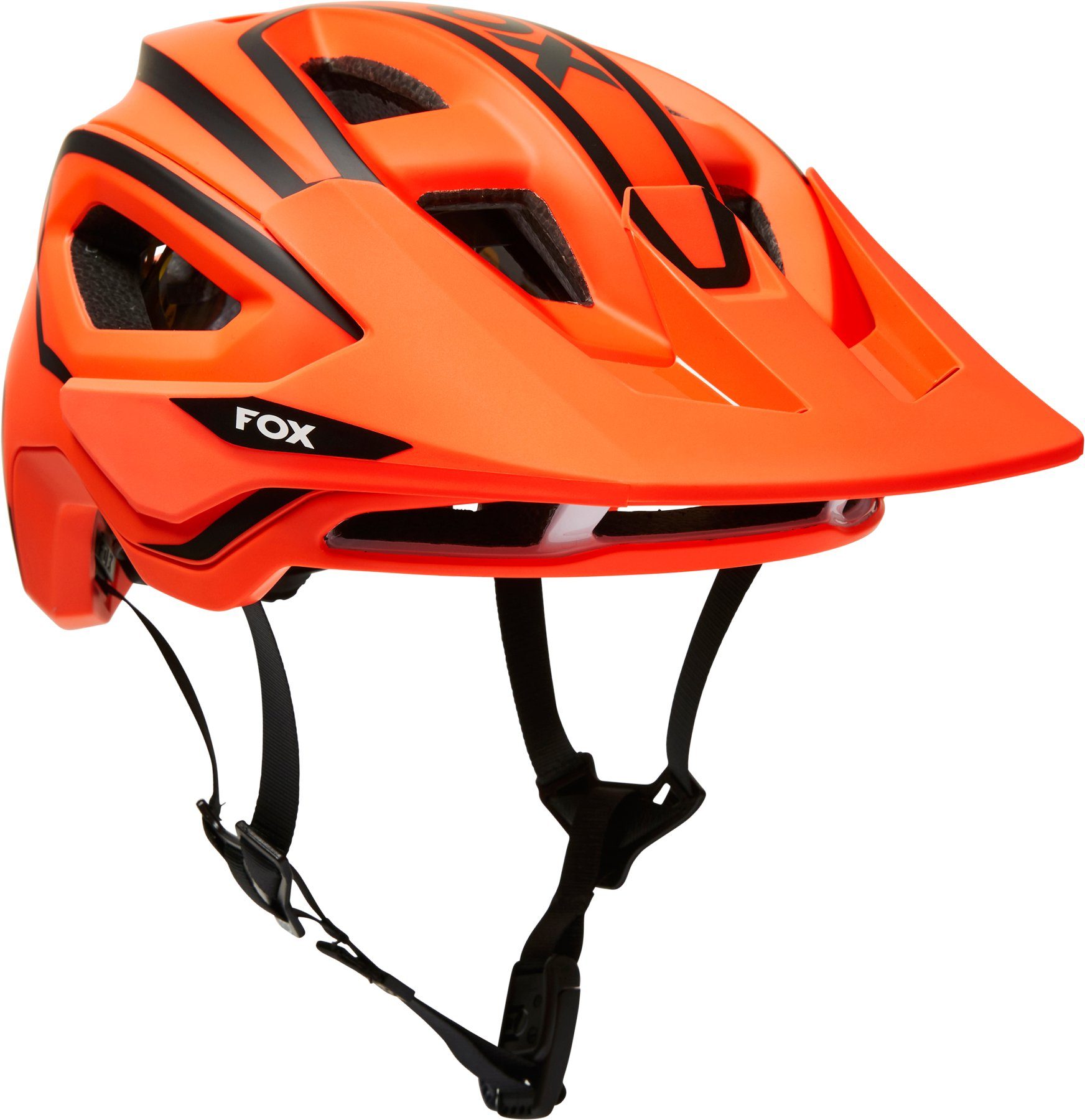 Fox Racing Fahrradhelm Fox Helm Speedframe Pro Dvide Floating Orange Größe S (1-tlg)