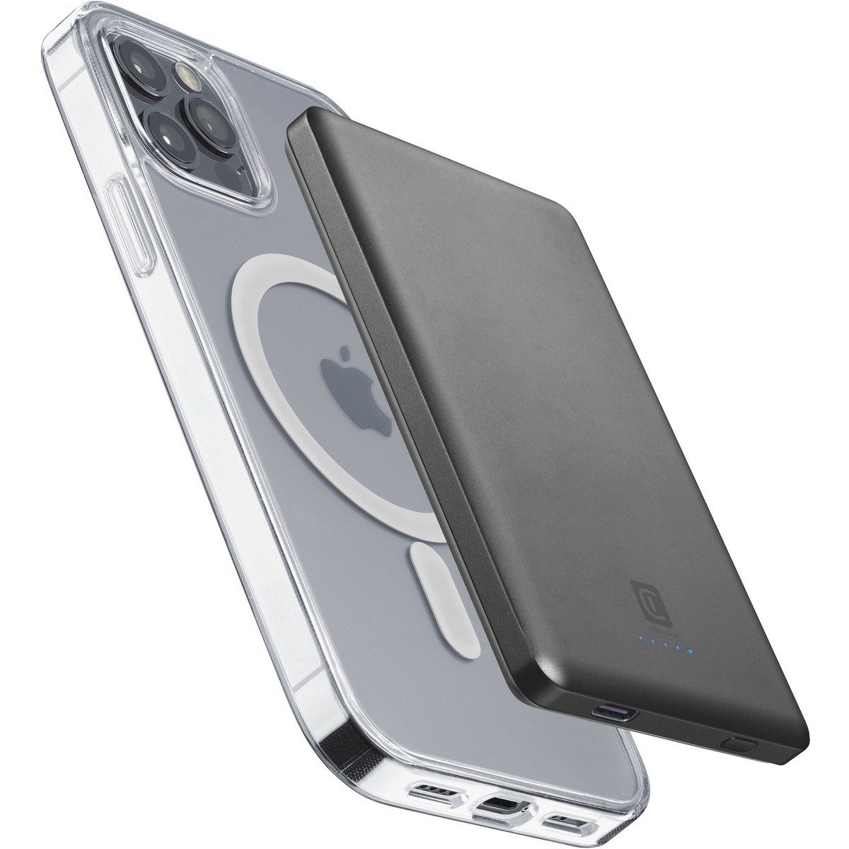 Cellularline MagSafe Wireless Power Bank MAG LITE 5000 Powerbank Cellularline MagSafe Wireless Power Bank MAG LITE 5000 White