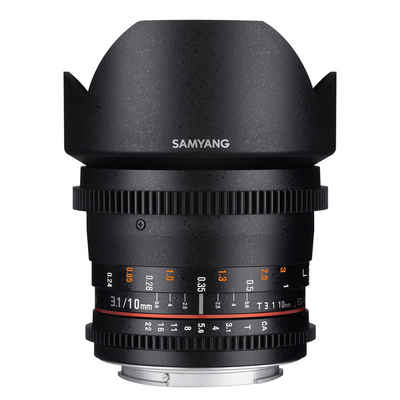 Samyang MF 10mm T3,1 Video APS-C Canon EF Superweitwinkelobjektiv
