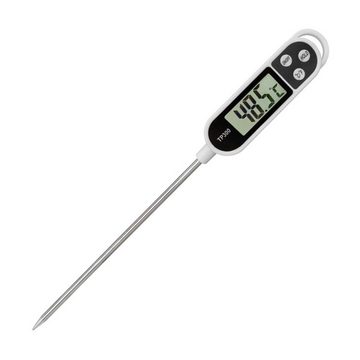 Olotos Kochthermometer Digital LCD Thermometer Bratenthermometer Fleischthermometer, Küchenthermometer für Küche, Kochen, Grill, BBQ, Lebensmittel, Fleisch