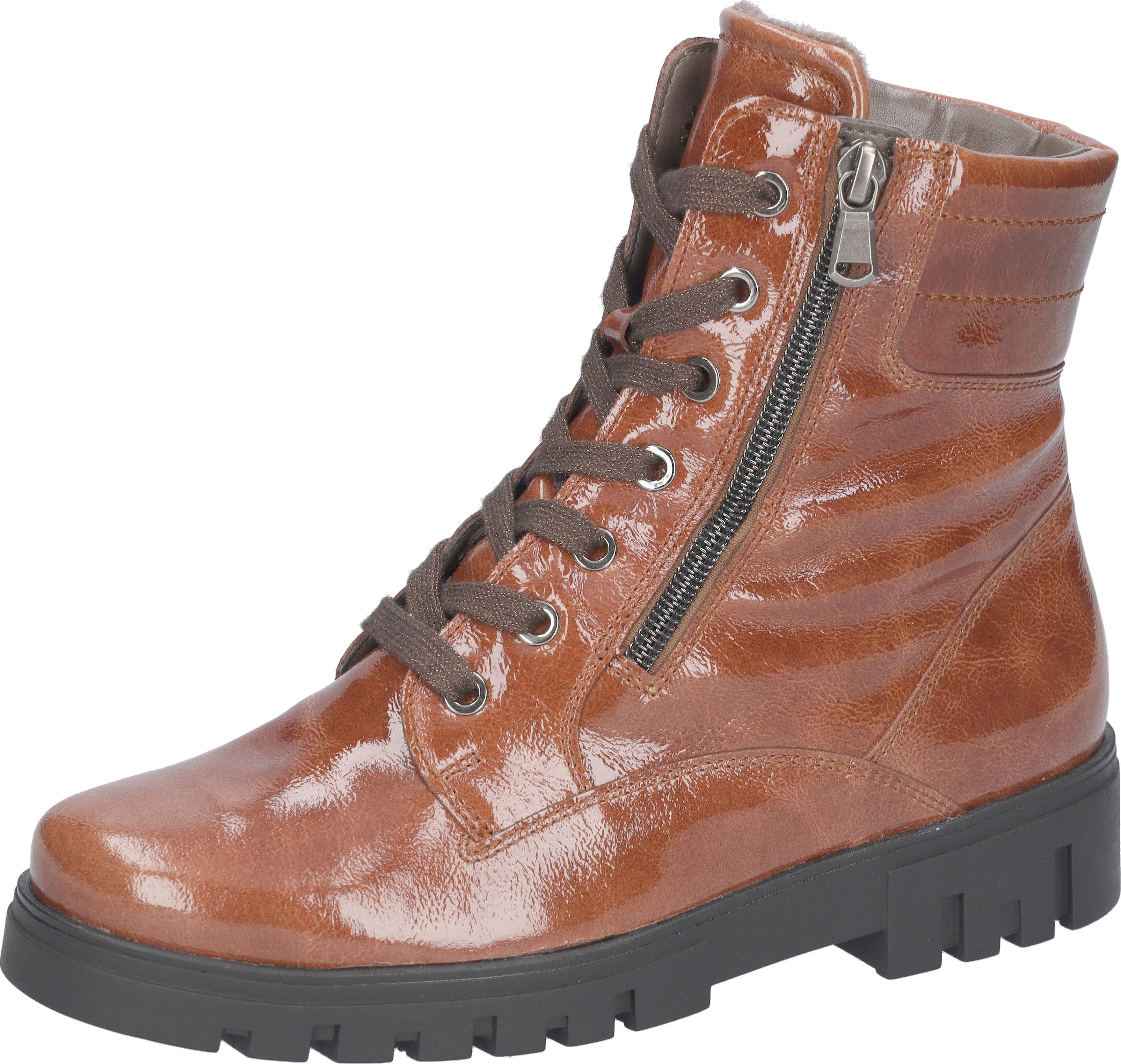 Waldläufer H-SERENA Schnürstiefelette, Schnürboots, Lackstiefelette, in günstig online kaufen