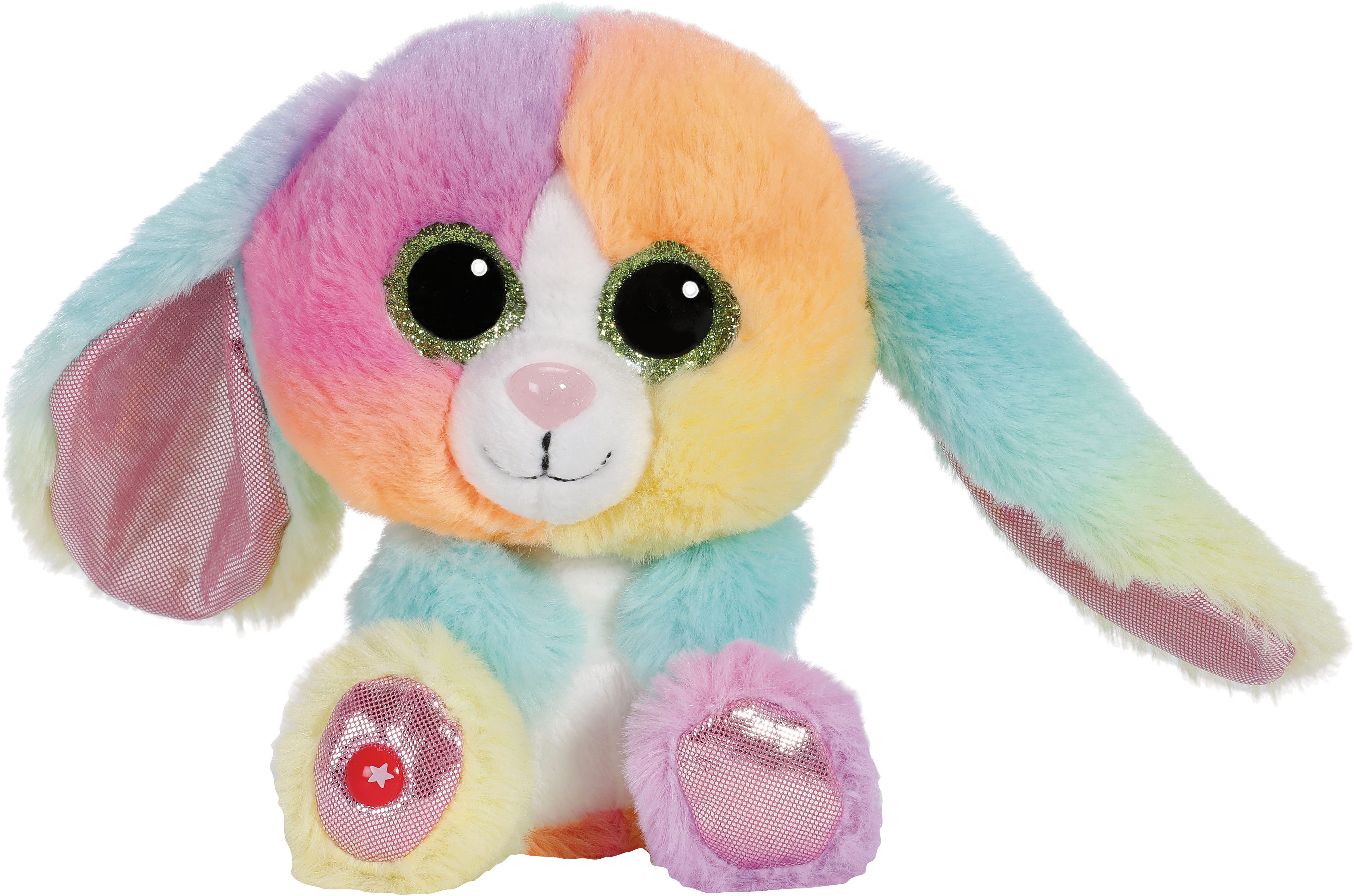 Nici Kuscheltier Glubschis, Hase Hoppibow, 15cm schlenkernd