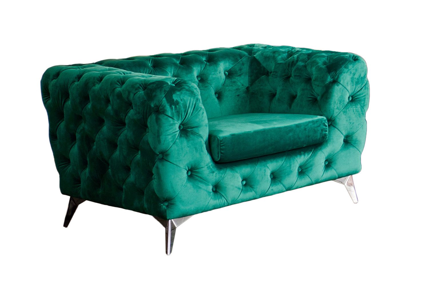 KAWOLA Sessel NARLA, Chesterfield Loungesessel Velvet günstig online kaufen