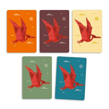 DJECO Spiel, Kartenspiel Kartenspiel Dino Draft Strategiespiel mit Dinosaurier