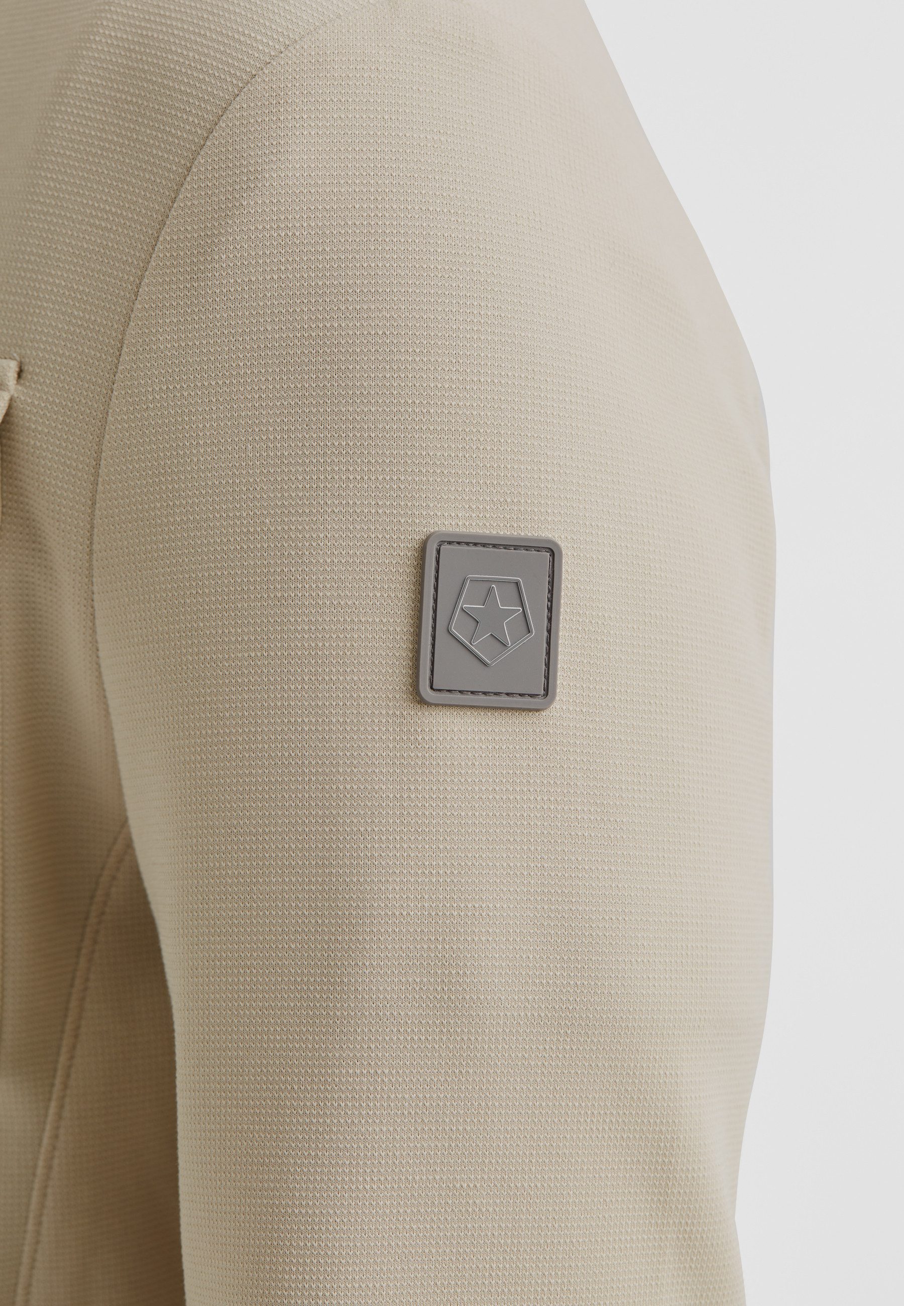 Milestone Hemdjacke MSOhio Herren Overshirt Übergangsjacke klassisch mit Logo Badge