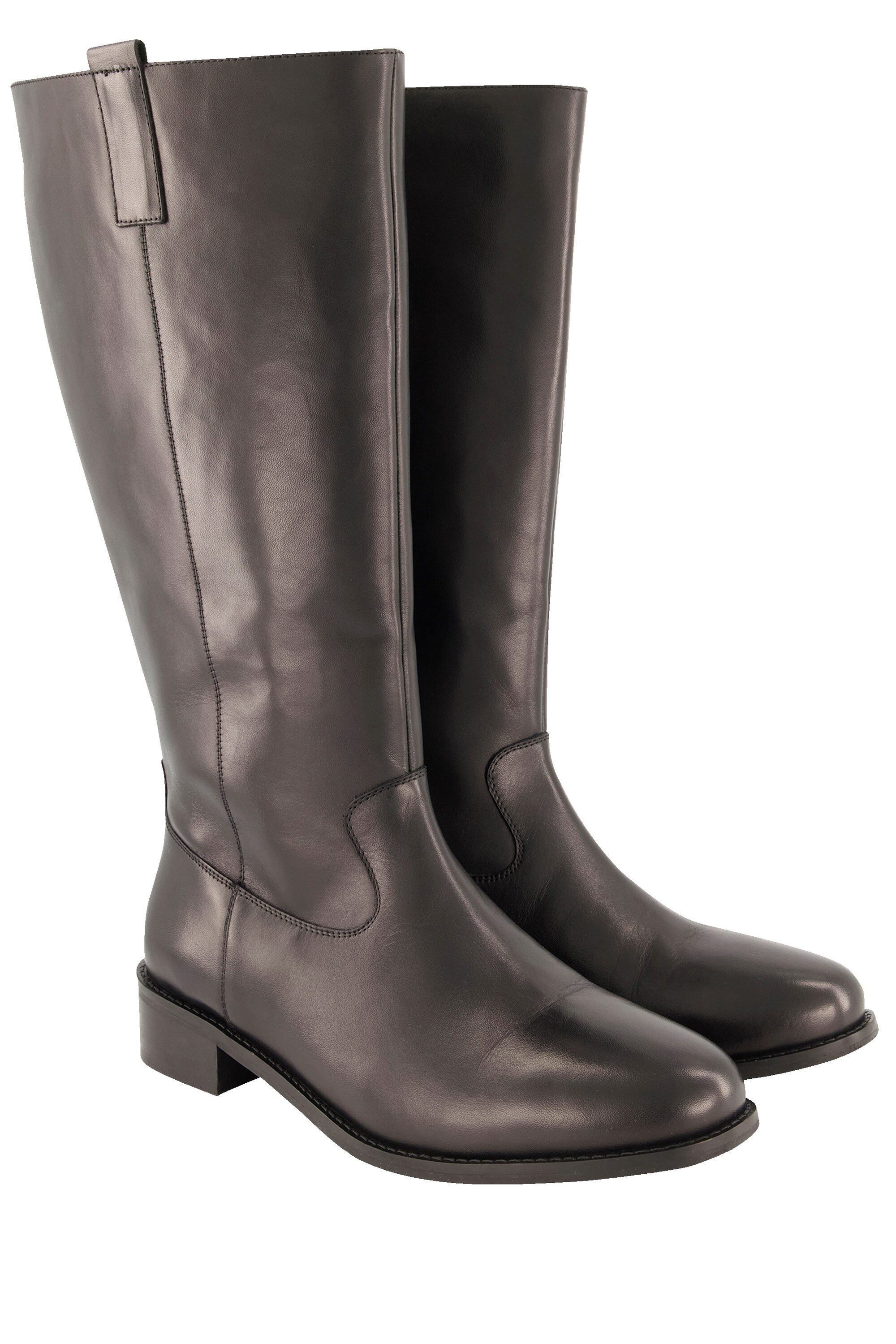Ulla Popken Lederstiefel XXL-Schaft Weite H günstig online kaufen