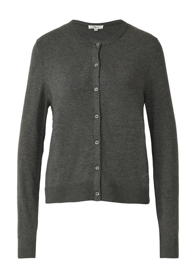 s.Oliver Strickjacke – Damen Feinstrick-Cardigan – günstig online kaufen