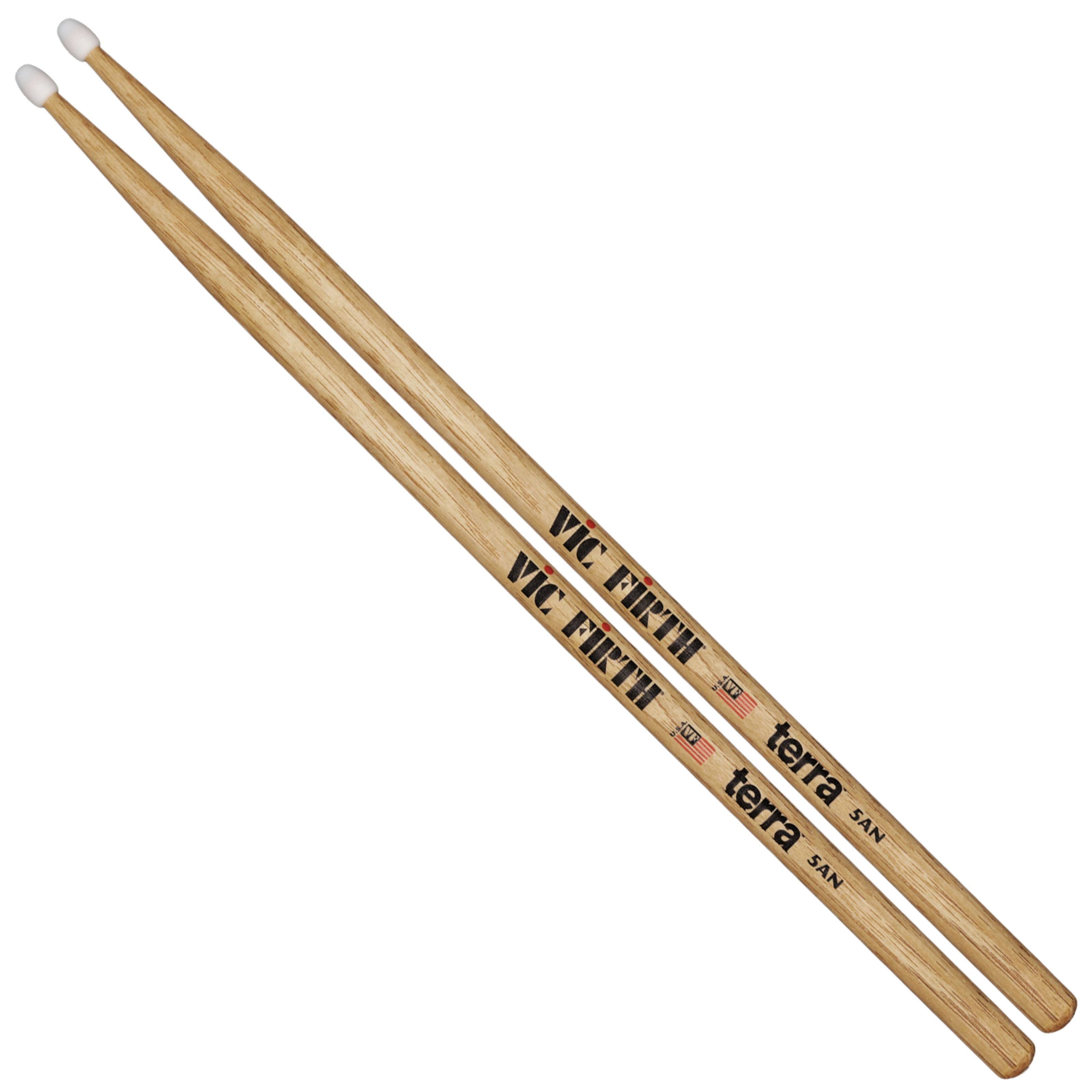 Vic-Firth Drumsticks, Terra 5AN Hickory Sticks Nylon - Drumsticks