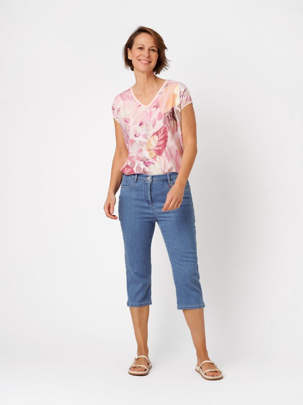 Relaxed by TONI Caprijeans Meine beste Freundin Capri in Slim-Fit