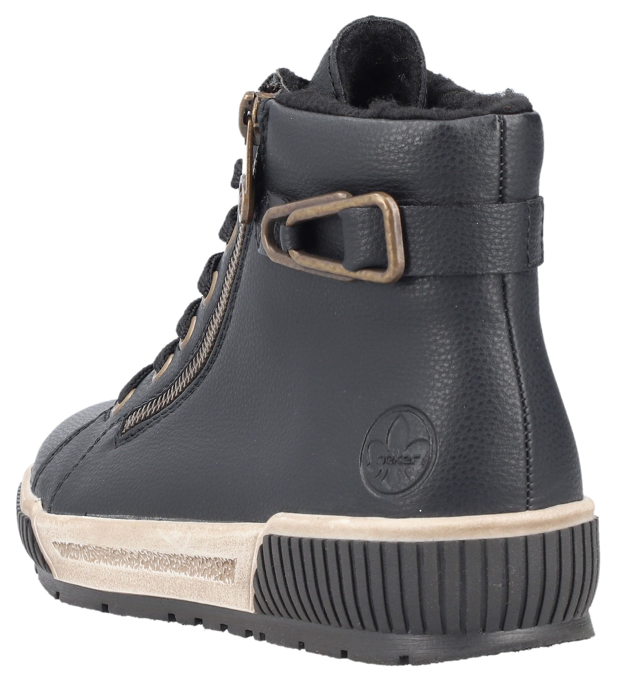 Rieker Winterboots, Schnürboots, High Top Sneaker mit praktischem Reißverschluss