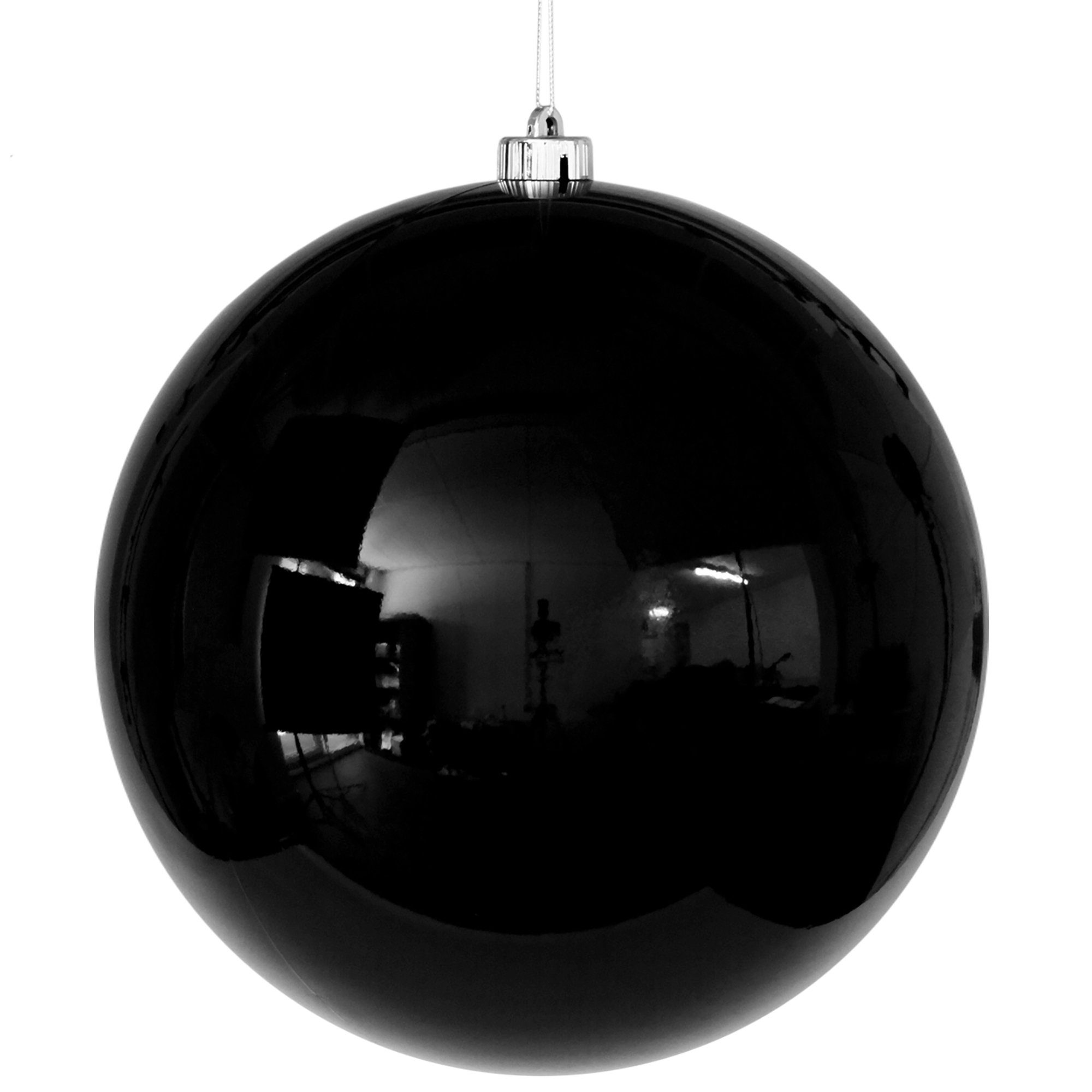 Annastore Weihnachtsbaumkugel Schwarze Weihnachtskugeln aus Kunststoff