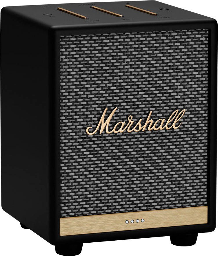 Marshall Uxbridge VOICE Google 1.0 WLAN) (Bluetooth, schwarz Bluetooth-Lautsprecher