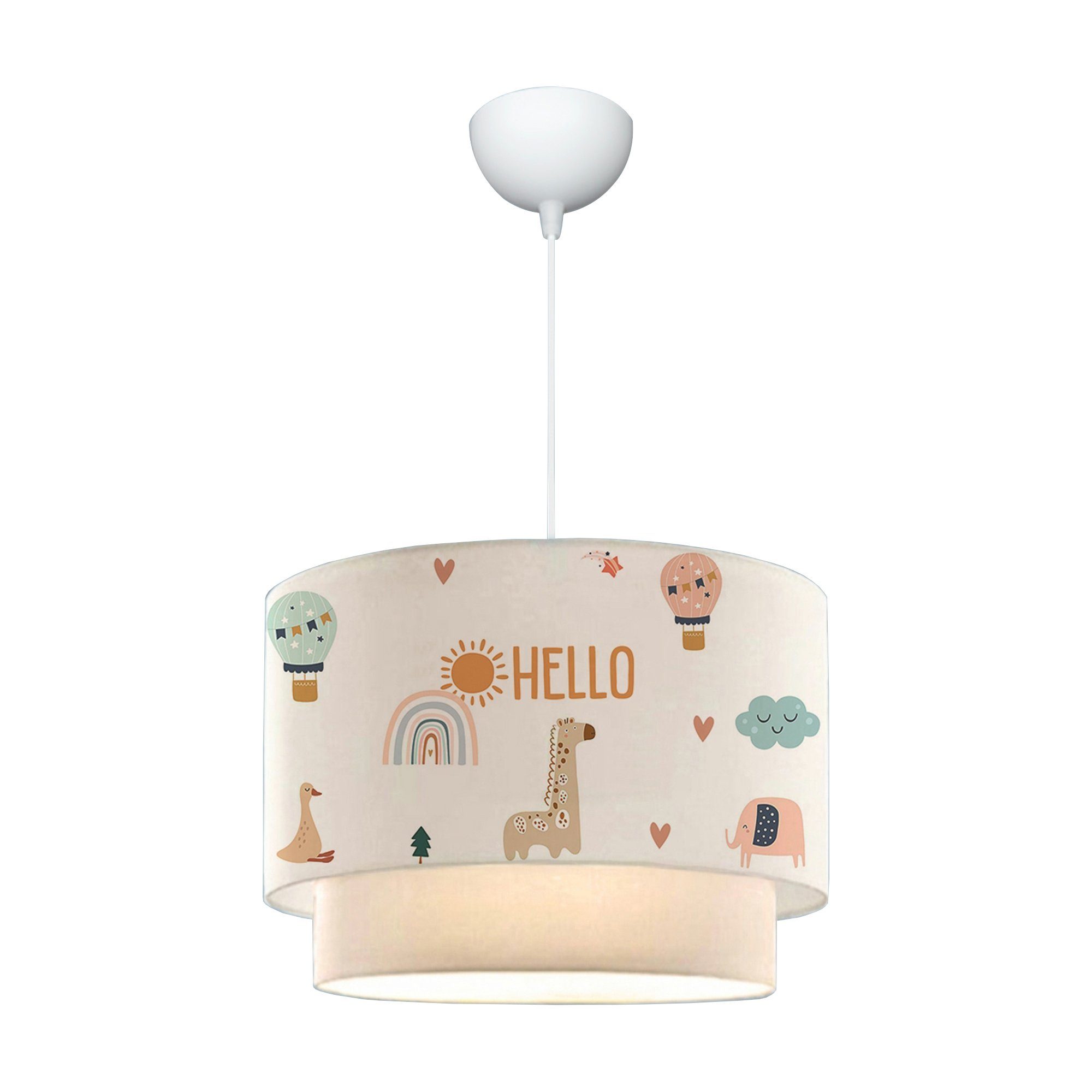 lux.pro Pendelleuchte, ohne Leuchtmittel, Kinder-Hängeleuchte »Lurgan« höhe günstig online kaufen