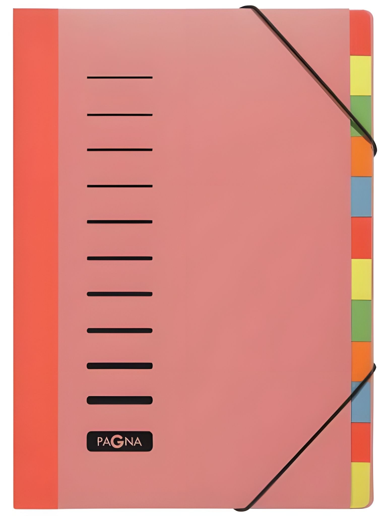 PAGNA Fächermappe Pagna Deskorganizer Trend 12 Fächer transparent