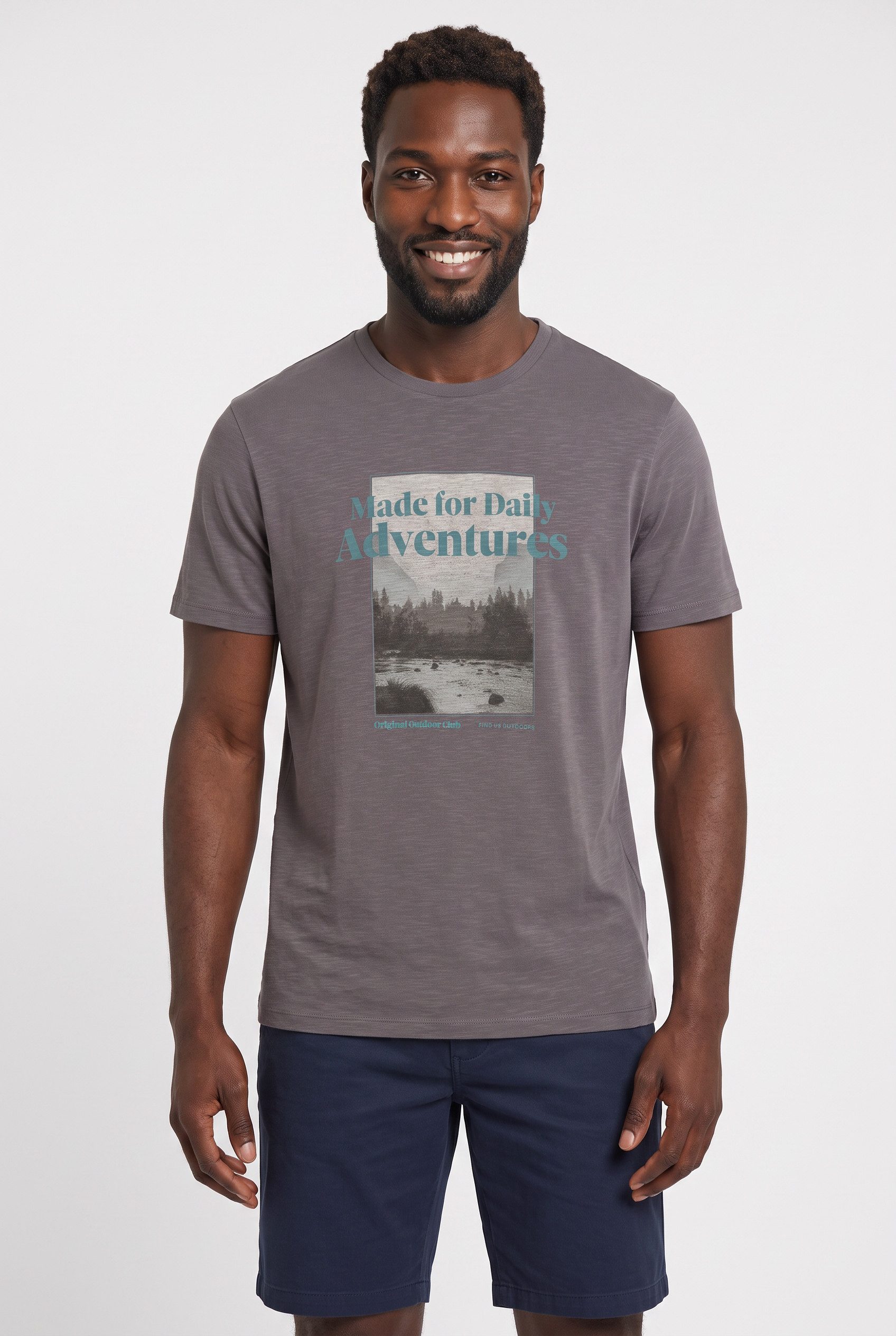 camel active T-Shirt mit Front-Print