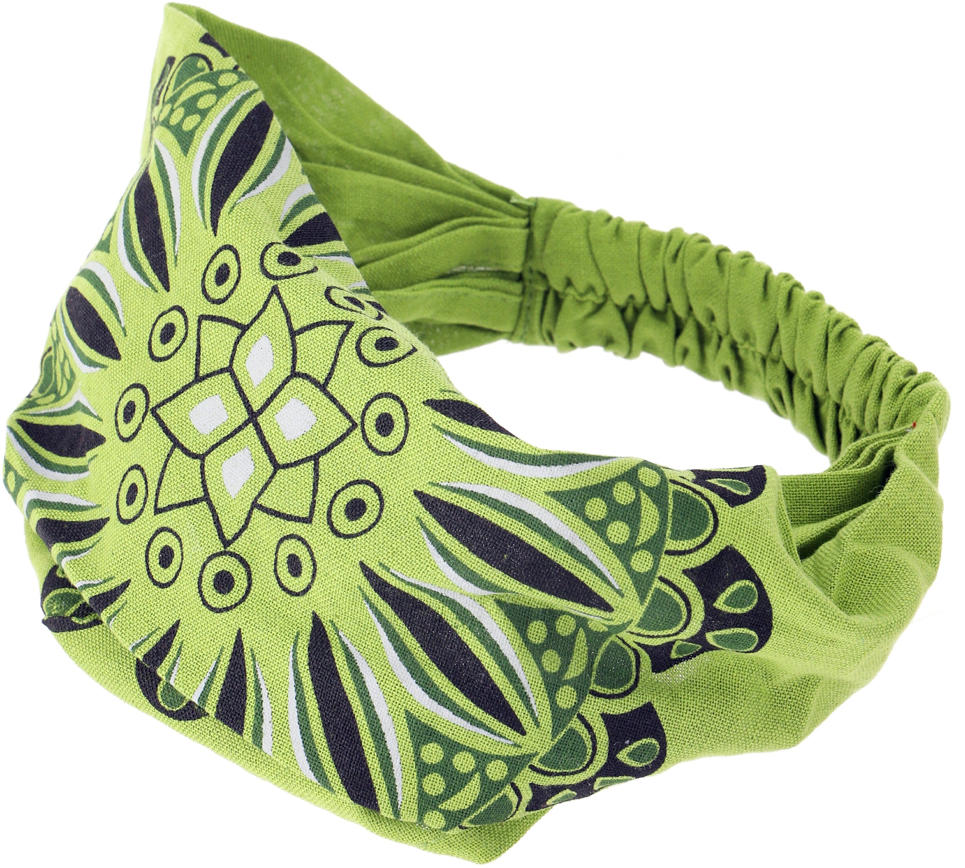 Guru-Shop Stirnband Haarband, Kopfband, Bandana mit farbenfrohem..