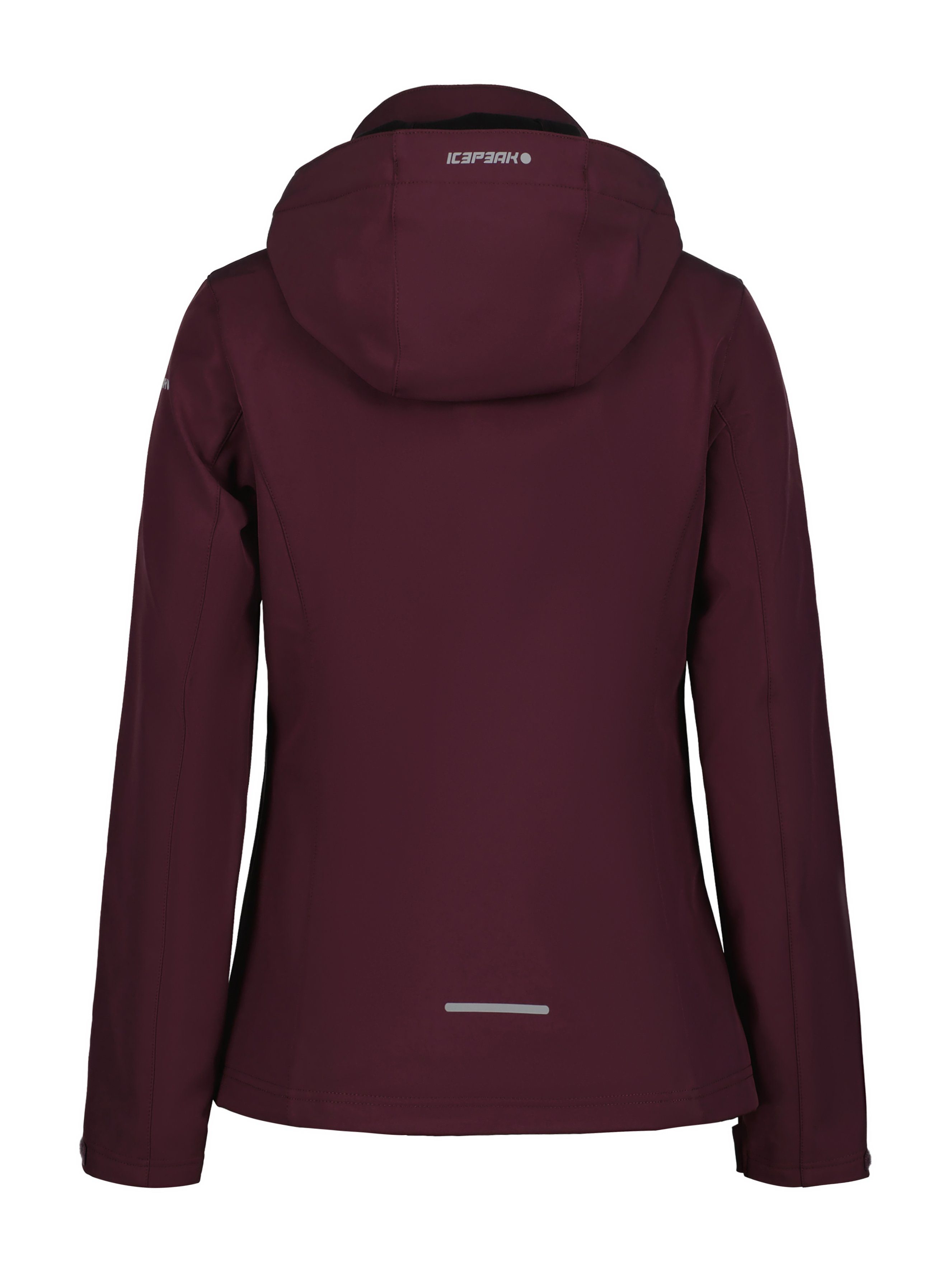 Softshelljacke D Stehkragen WINE mit BRENHAM SOFTSHELLJACKE hohem Icepeak