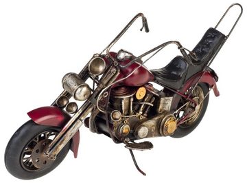 Aubaho Modellmotorrad Modell Chopper Modellmotorrad Motorrad Nostalgie Blech Metall Antik-St