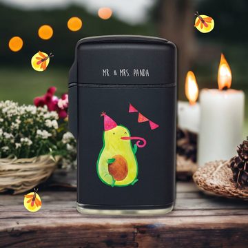 Mr. & Mrs. Panda Feuerzeug Avocado Party Zeit - Schwarz - Geschenk, Lebensfroh, Feier, Vegan, Ge (1-St), Liebevolle Designs