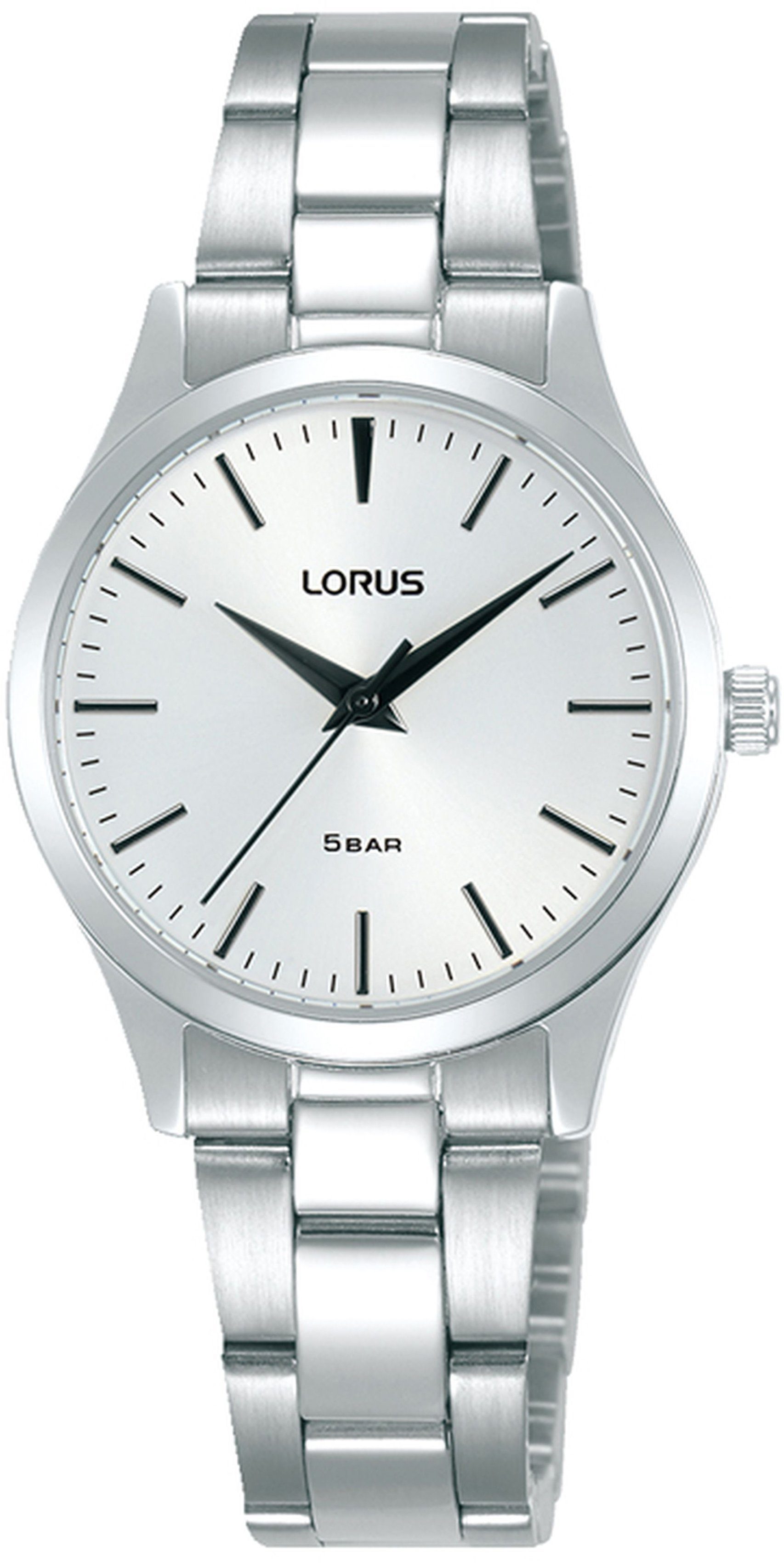 LORUS Quarzuhr RRX77HX9, Armbanduhr, Damenuhr, Edelstahlarmband