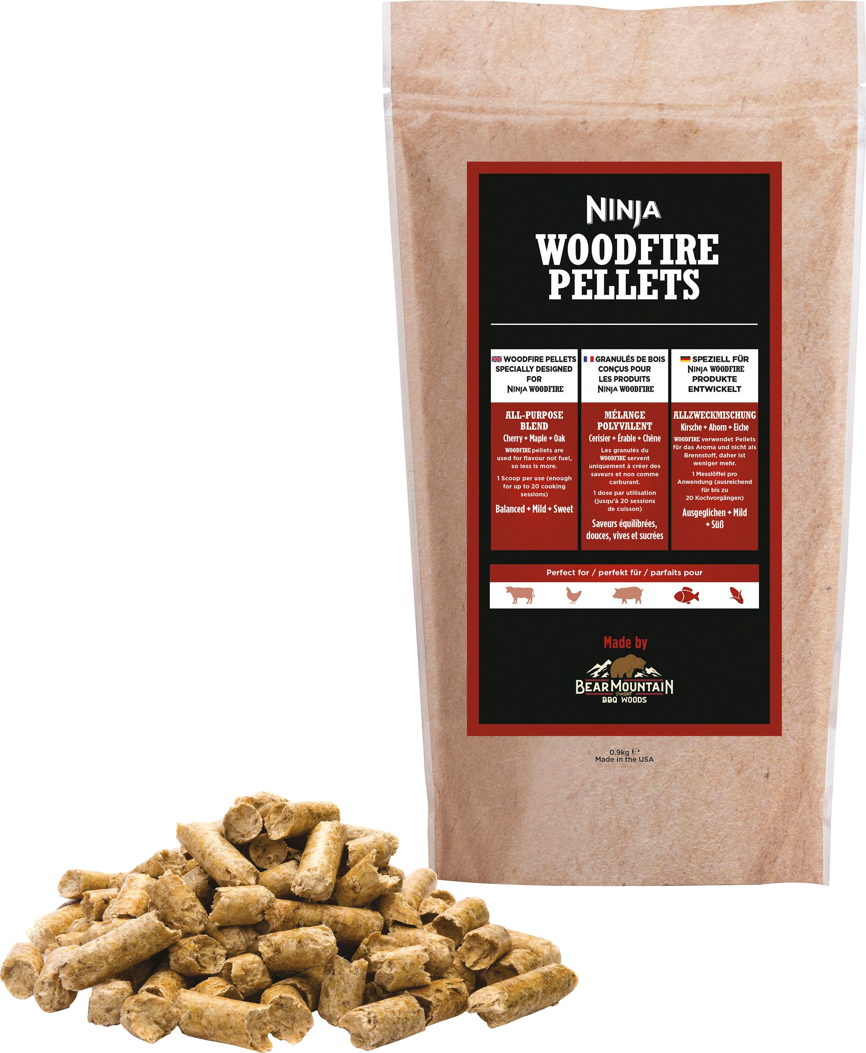 NINJA Holzpellets Ninja Woodfire Pellets Allzweckmischung 900g XSKOGAPLT2EU, 0,91 kg, (1-St)