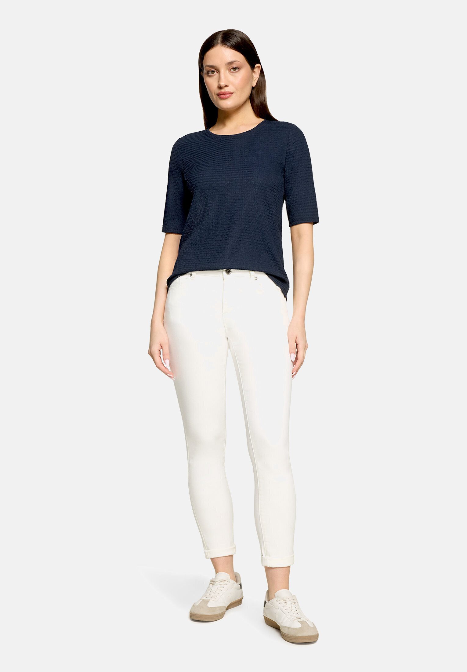 Betty Barclay Kurzarmshirt Damen mit Rundhalsausschnitt (1-tlg)