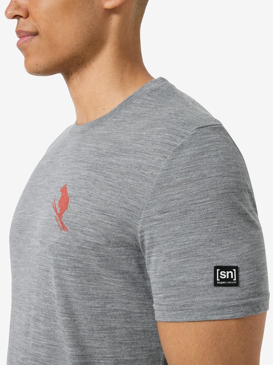 SUPER.NATURAL T-Shirt für Herren, Merino LITTLE günstig online kaufen