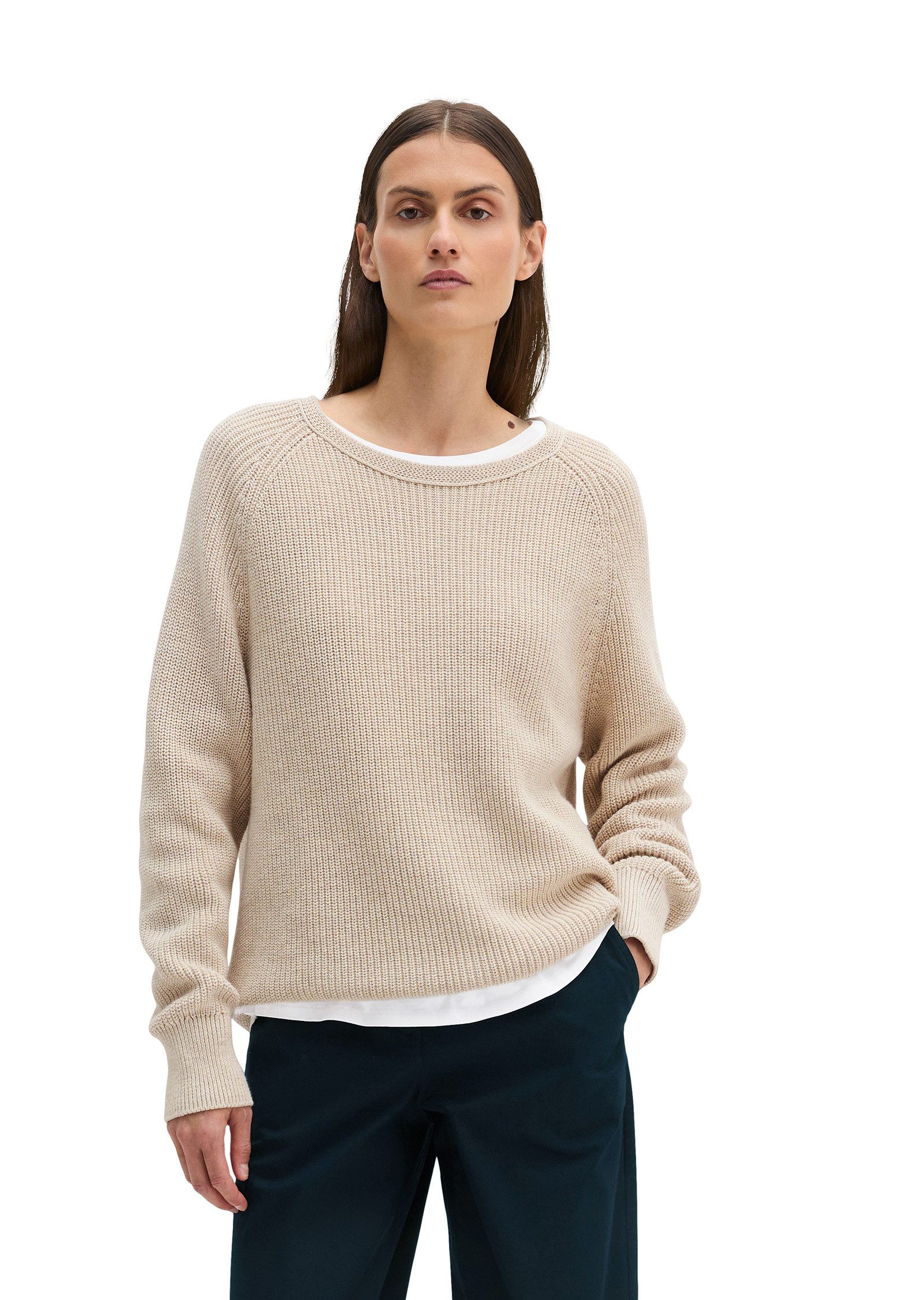 Marc O'Polo Strickpullover aus Heavy-Weight-Organic-Cotton