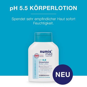 numis med Körperlotion Bodylotion ph 5.5 für empfindliche Haut - Körperlotion vegan 1x 200 ml, 1-tlg.