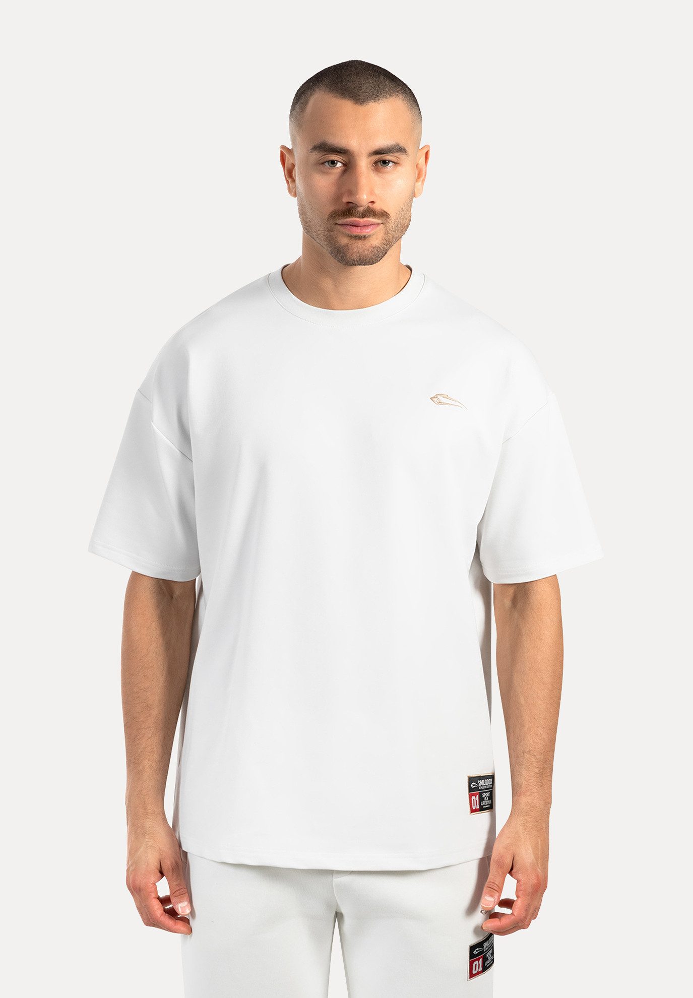 Smilodox T-Shirt Rayk, Locker geschnittenes Oversize Shirt mit auffälligem günstig online kaufen