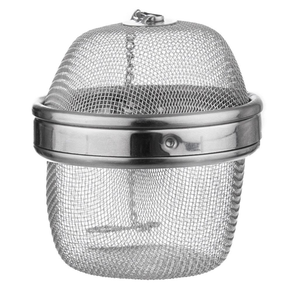 Orion Group Teesieb 6.5 cm Kugel mit Kette, Edelstahl, (1-St), rostfrei, spülmaschinengeeignet, für Tee