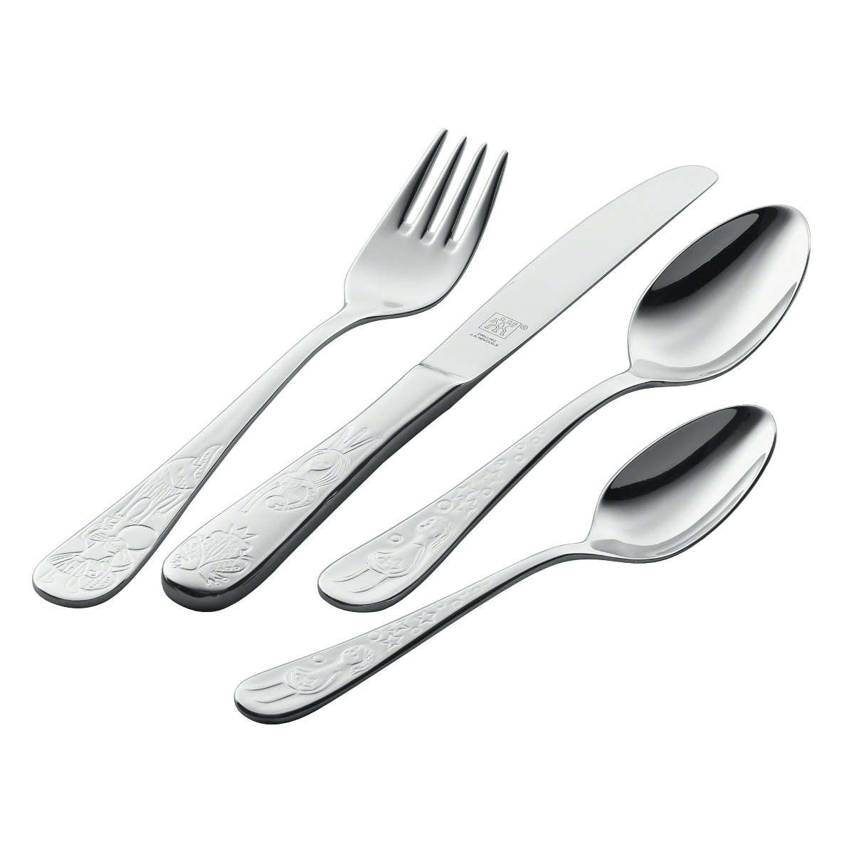 Zwilling Kinderbesteck Kinderbesteck, rostfreier Edelstahl 18/10, 4-tlg.