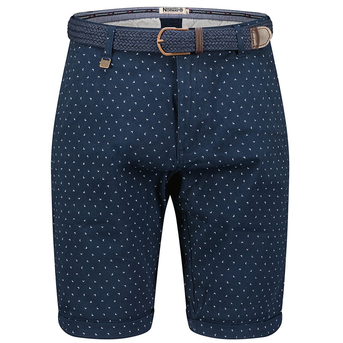Geographical Norway Chinos Chino Shorts kurze Hose Bermuda Knielang Stoff b günstig online kaufen