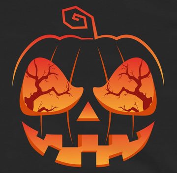 Shirtracer Sweatshirt Kürbis Gesicht Kürbiskostüm Kürbis Verkleidung Halloween Kostüme für Kinder Jungs