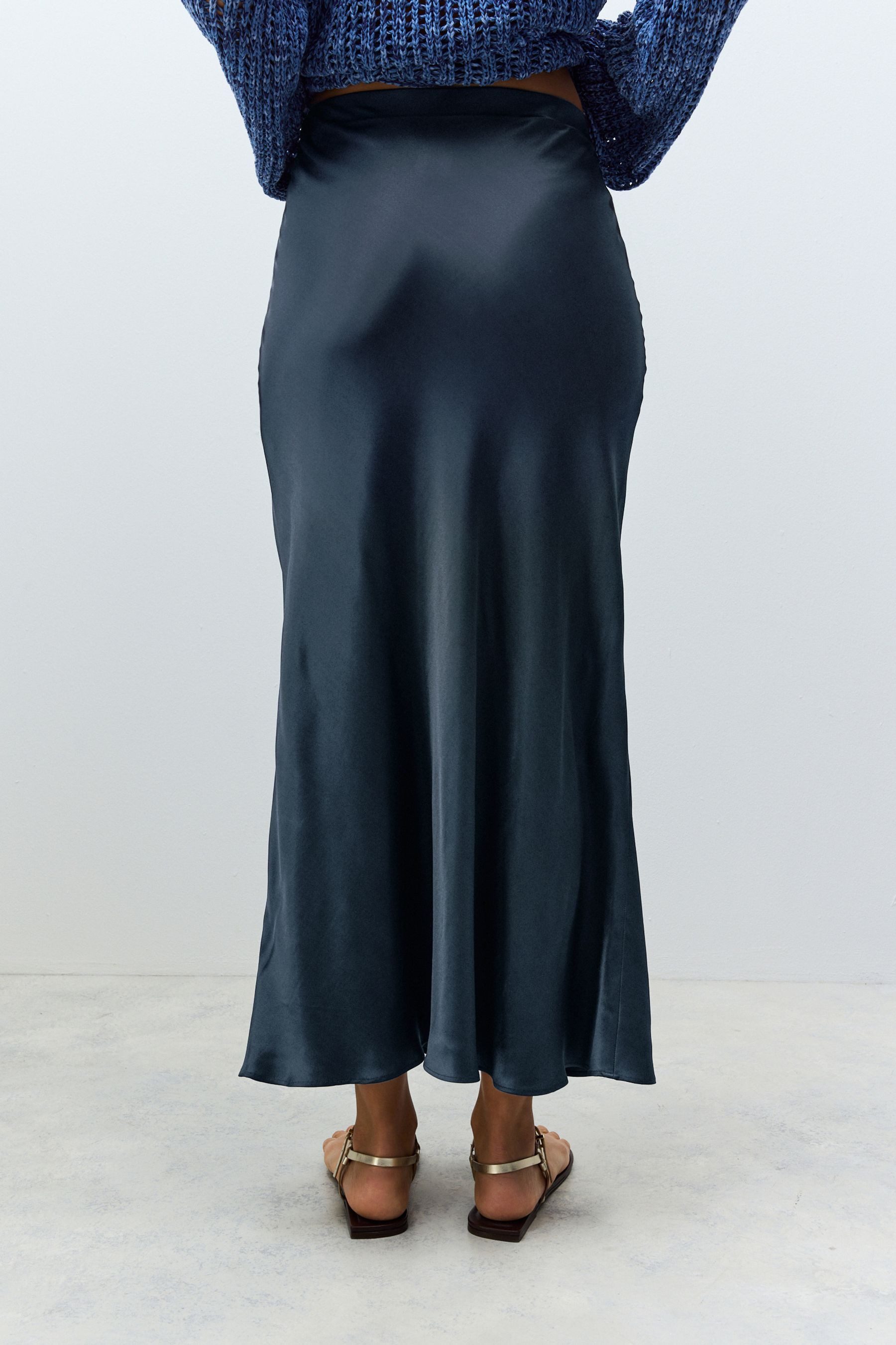 Next Midirock Satin-Midirock, Kurzgröße (1-tlg) günstig online kaufen