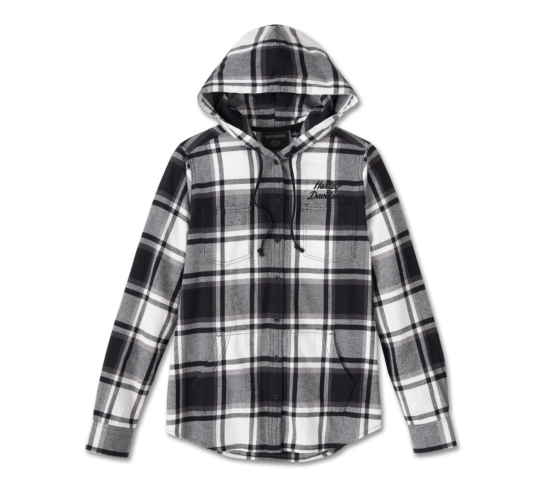 HARLEY-DAVIDSON Flanellhemd Damen Street Surplus Hoodie günstig online kaufen