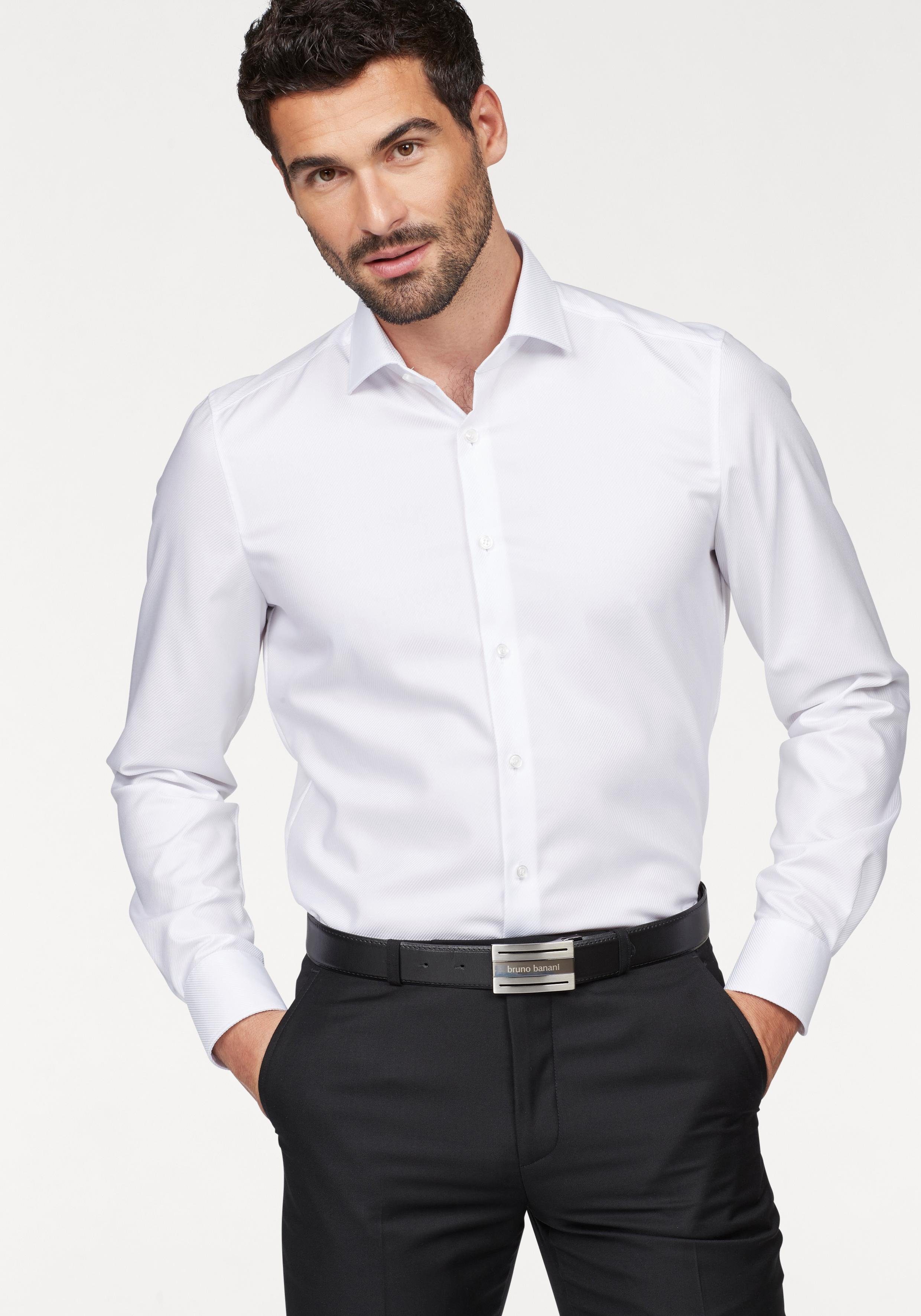 OLYMP Businesshemd Level Five body fit gewebtes Muster, edler Glanz günstig online kaufen