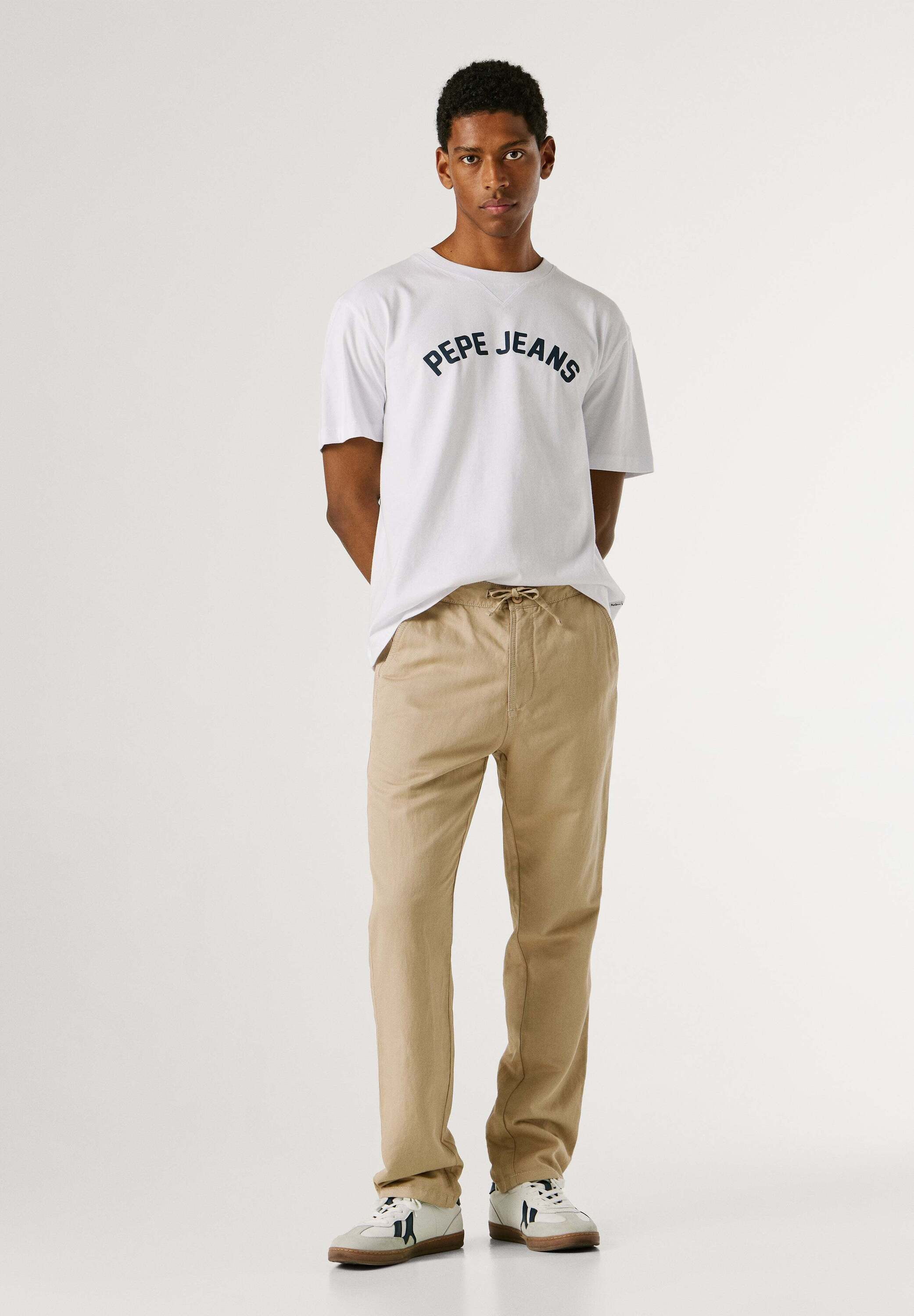 Pepe Jeans Chinohose chinos PULL ON COMFORT CHINO LINEN