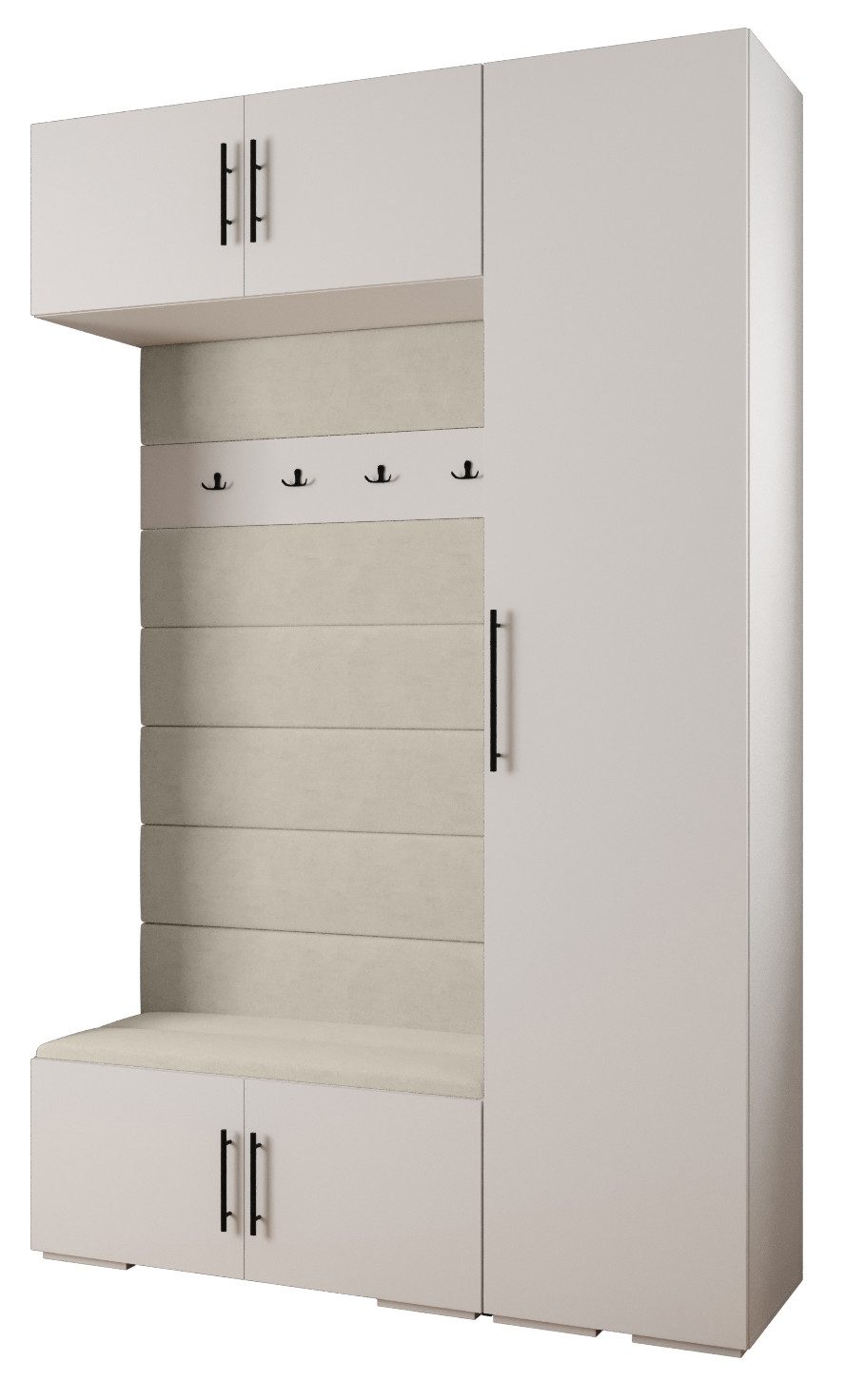ABIKS MÖBEL Kompaktgarderobe INOVA 3 SATZ günstig online kaufen