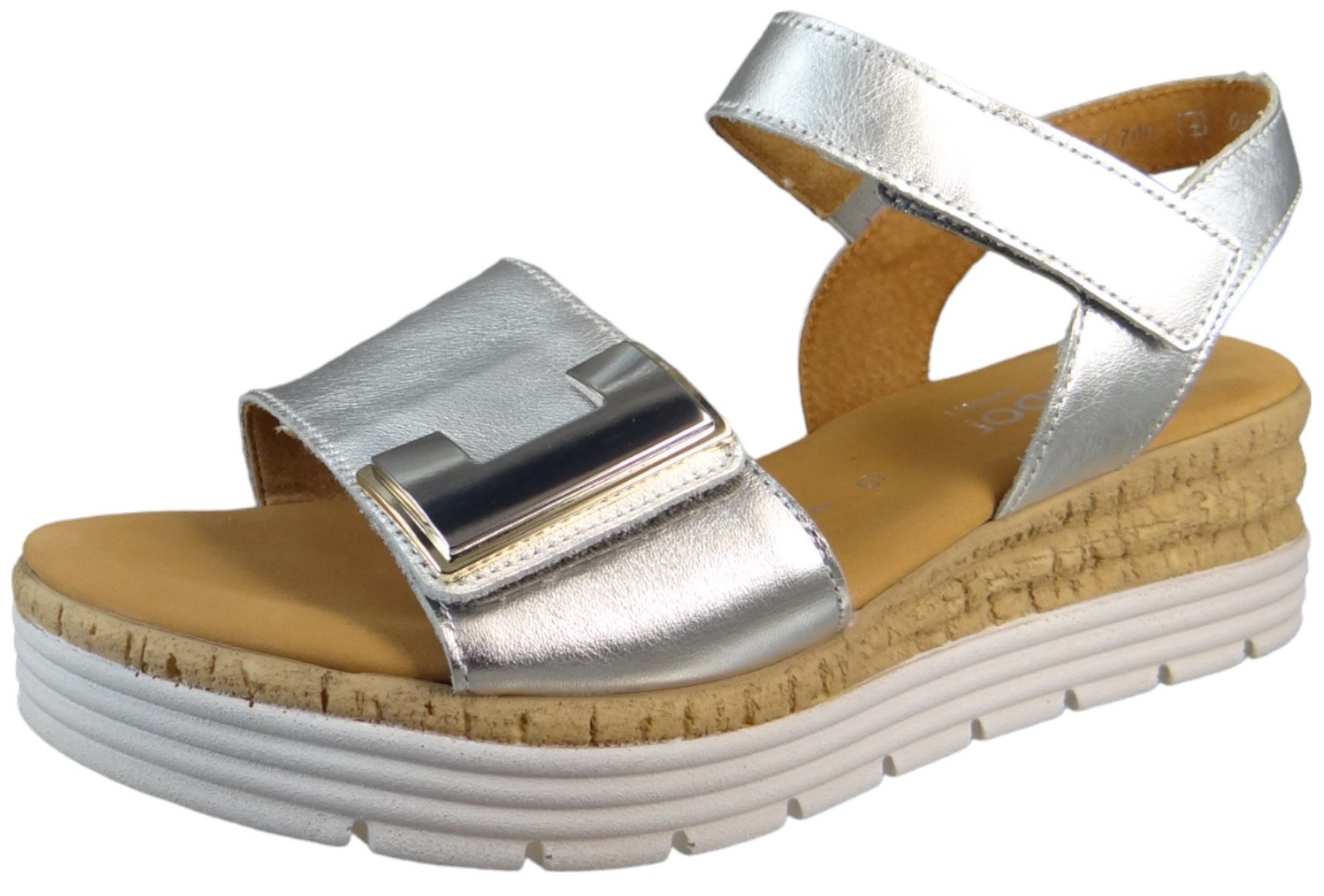 Gabor 42.700 10 Silber Sandale