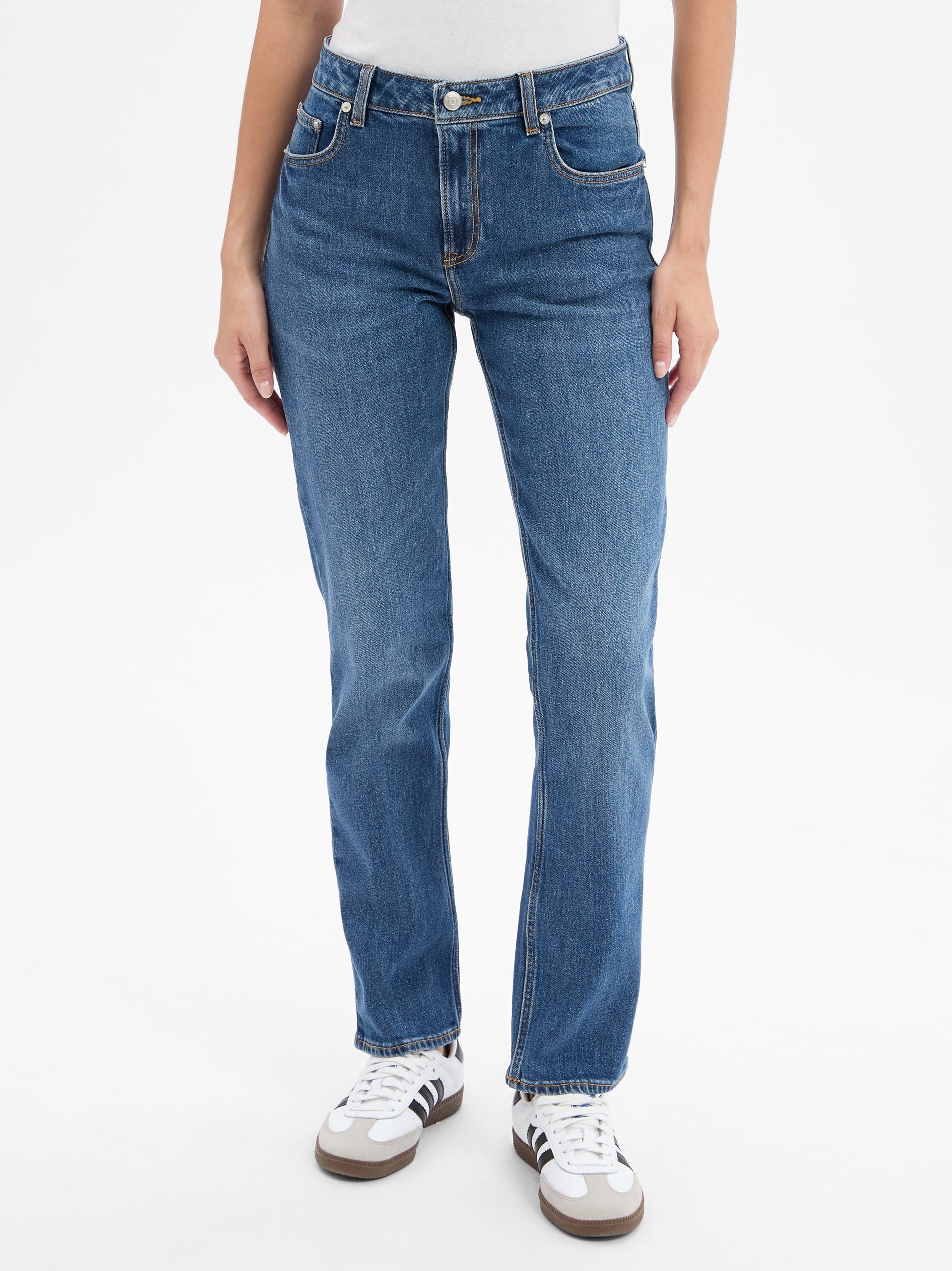 Gant Straight-Jeans Mid Blue Broken