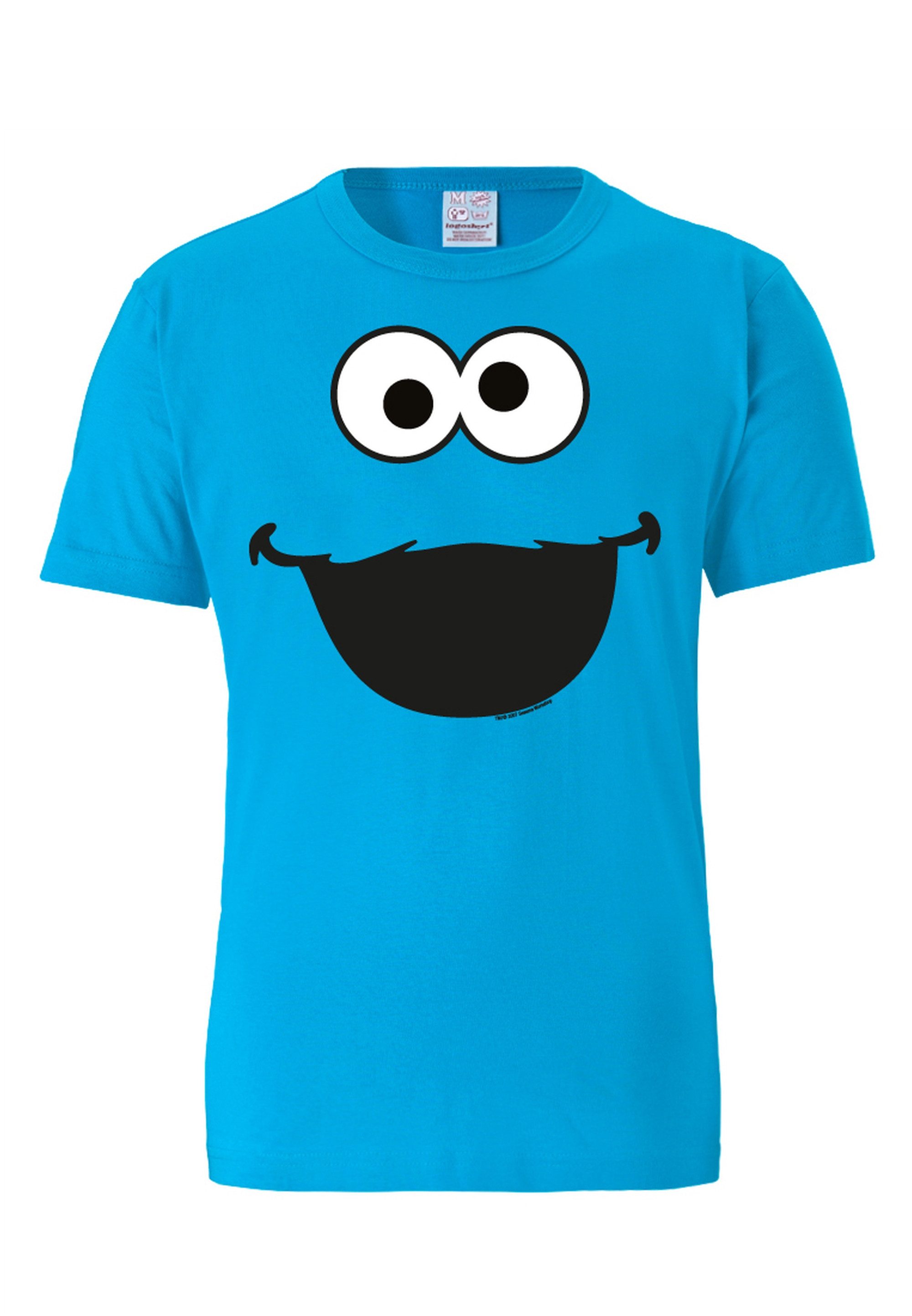LOGOSHIRT T-Shirt Krümelmonster - Sesamstrasse mit Retro-Print