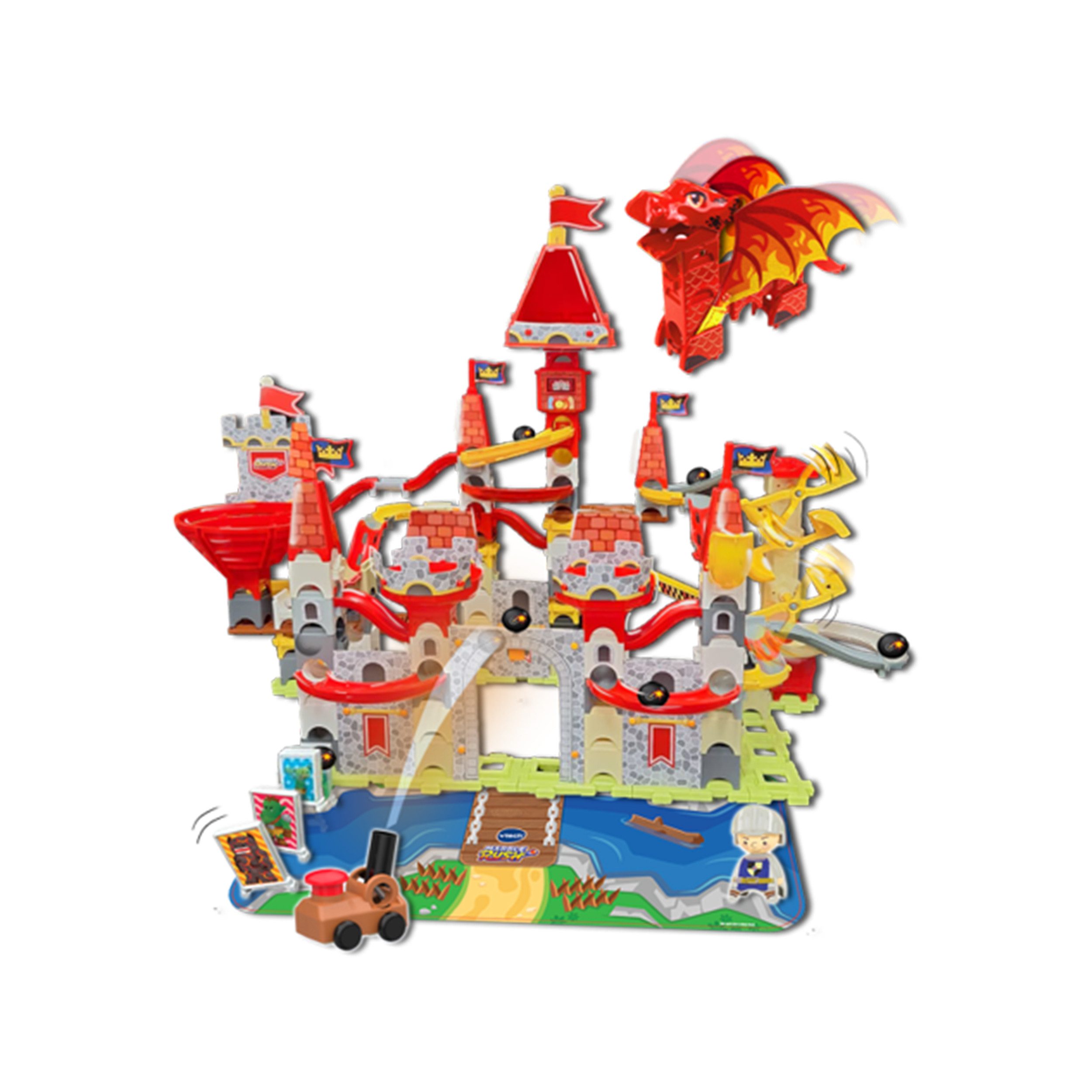 Vtech® Kugelbahn Marble Rush - Adventure Castle Set, mit Sound und Melodien