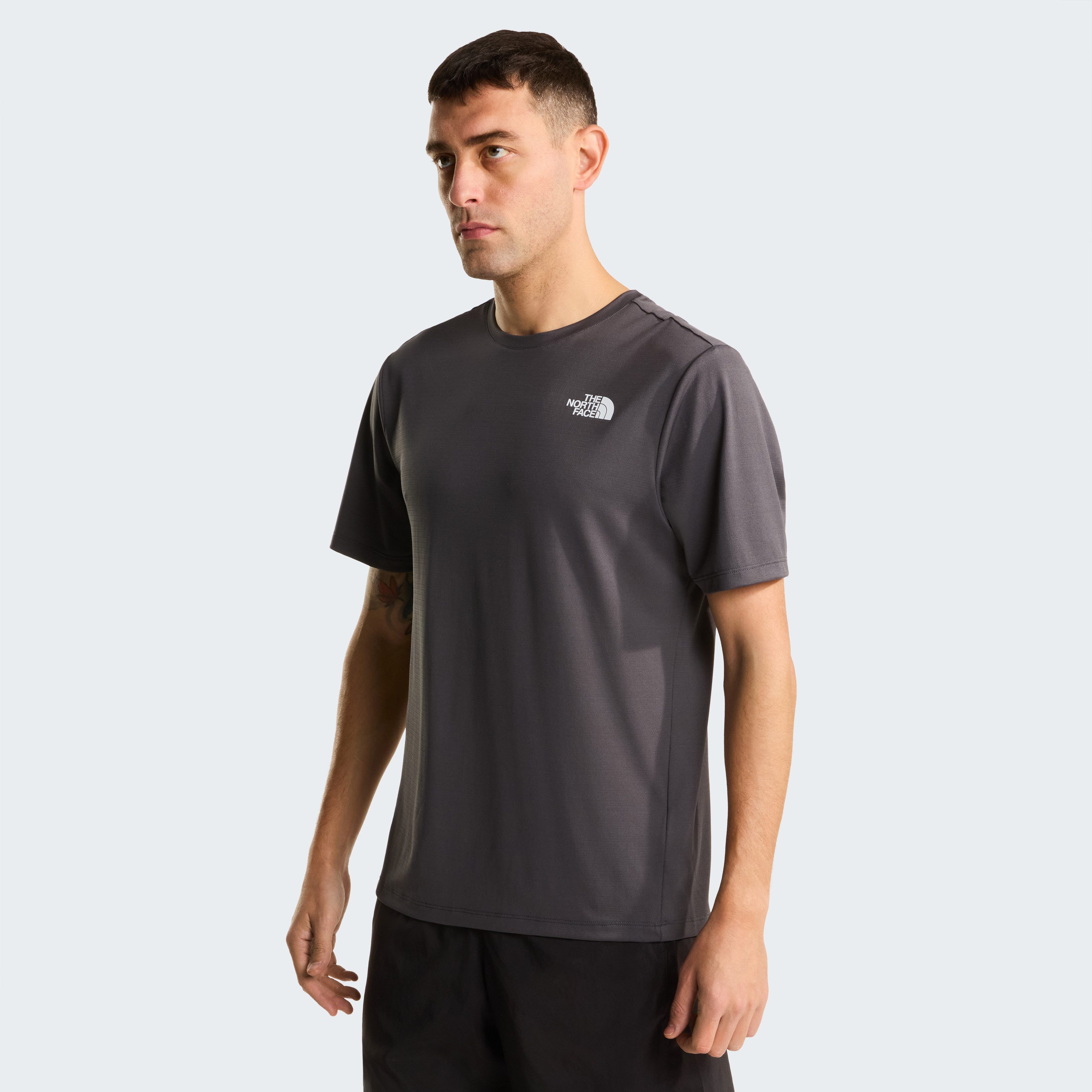 The North Face Funktionsshirt M 24/7 S/S TEE REG atmungsaktives Material, Kurzarmdesign, mit Logodruck