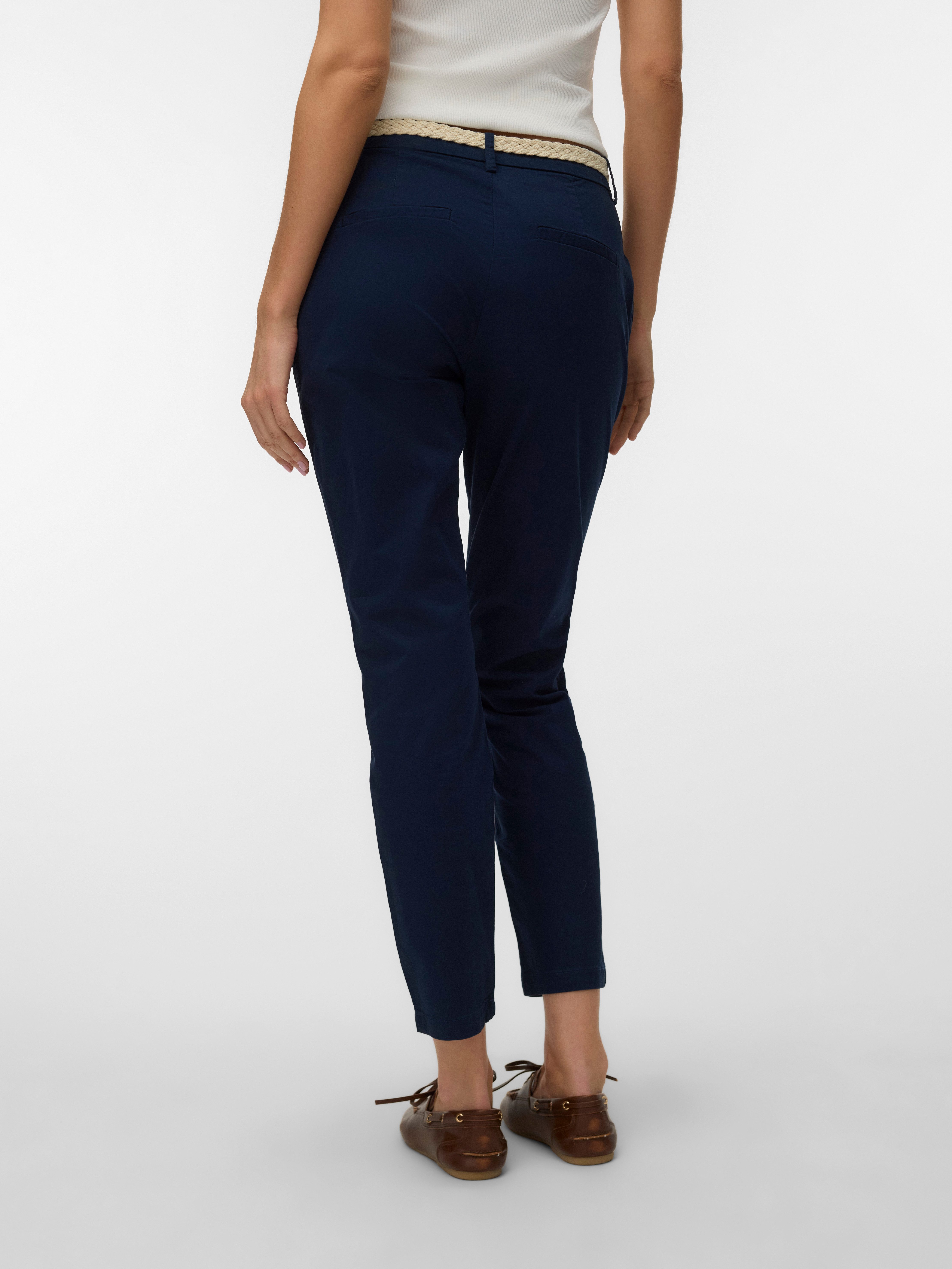 Vero Moda Chinohose VMFIEBY MW TAPERED CHINO PANT Baumwollmischung